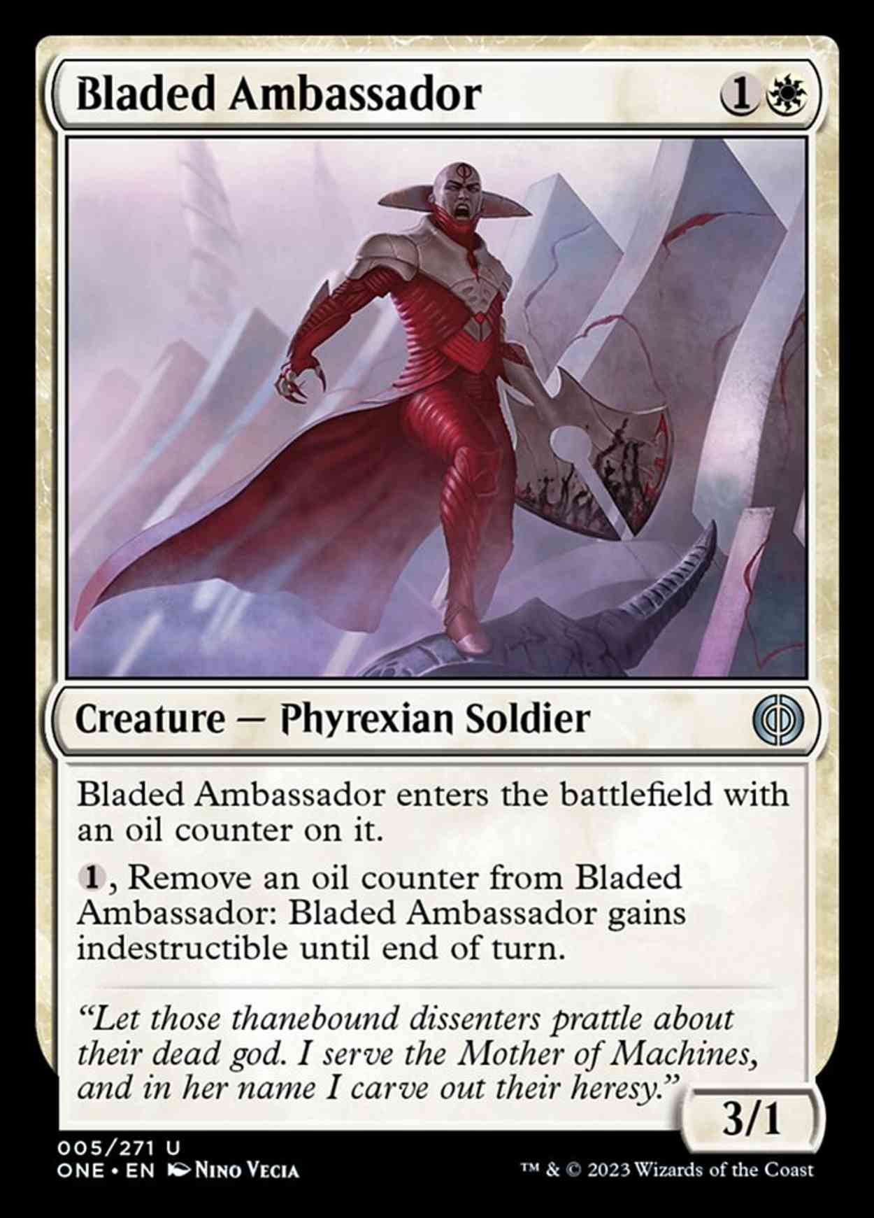 Bladed Ambassador magic card front
