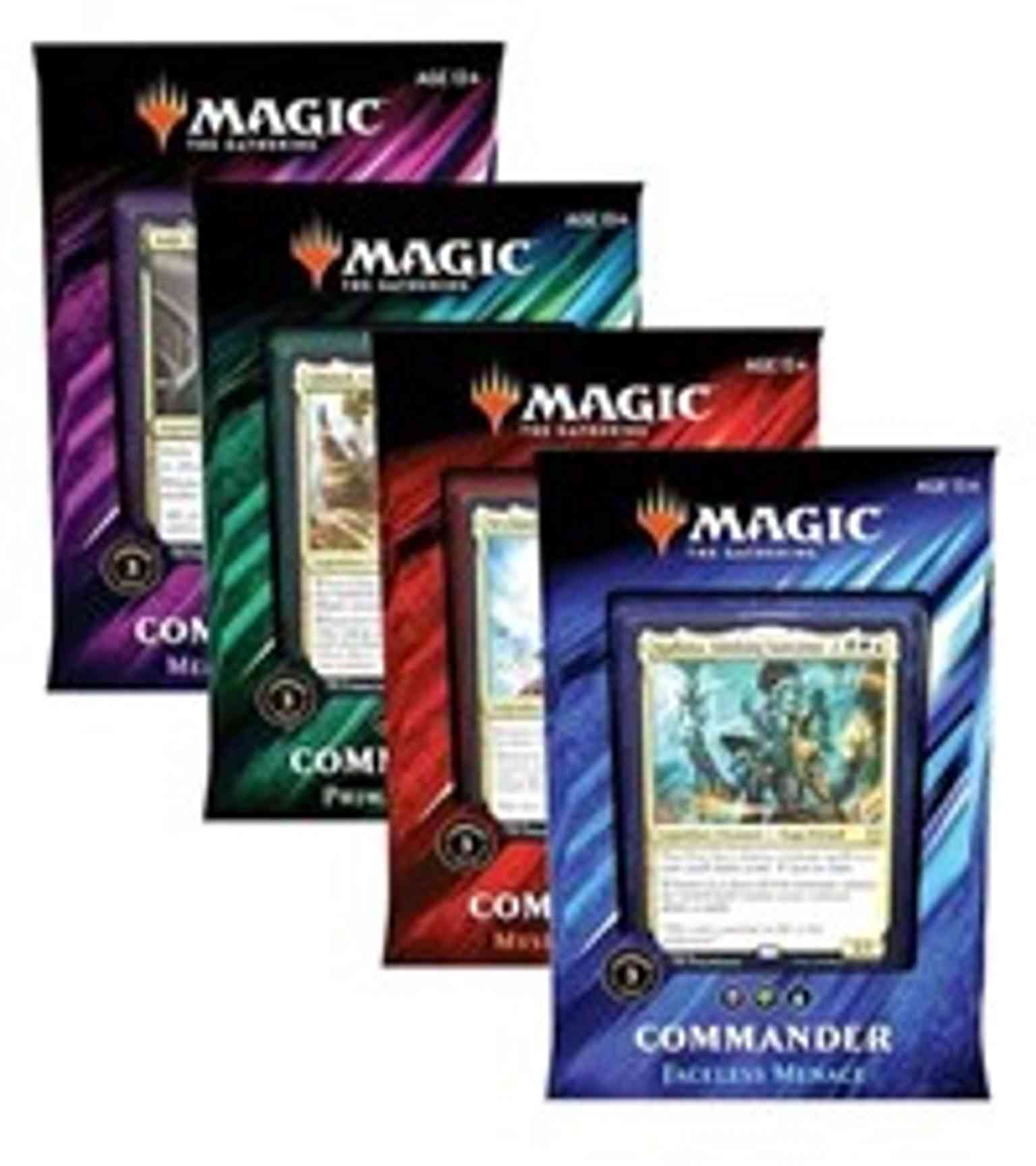 Commander 2019 - Set of 4 magic card front