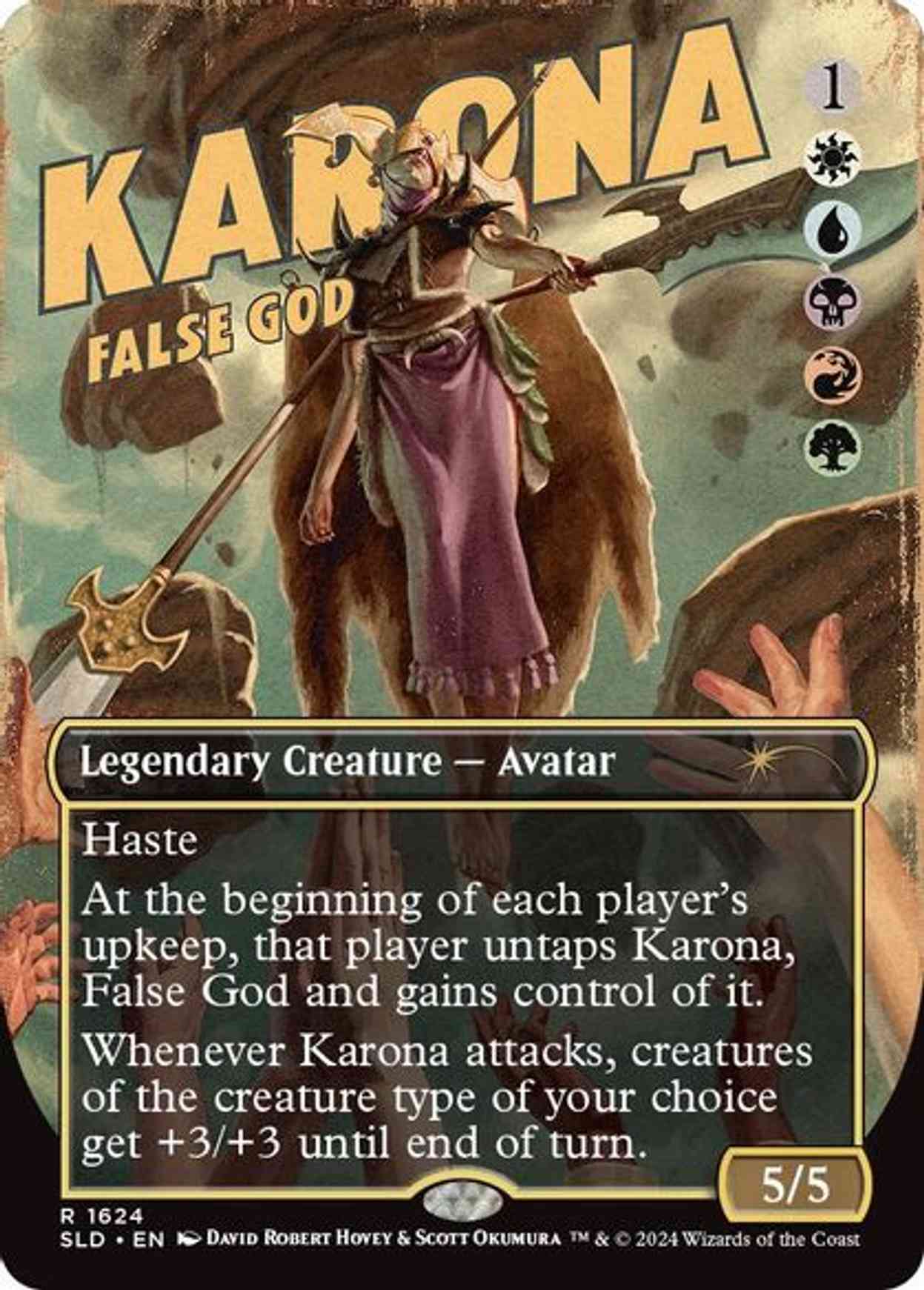 Karona, False God magic card front