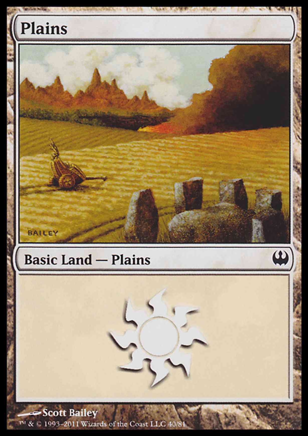 Plains (40)  magic card front