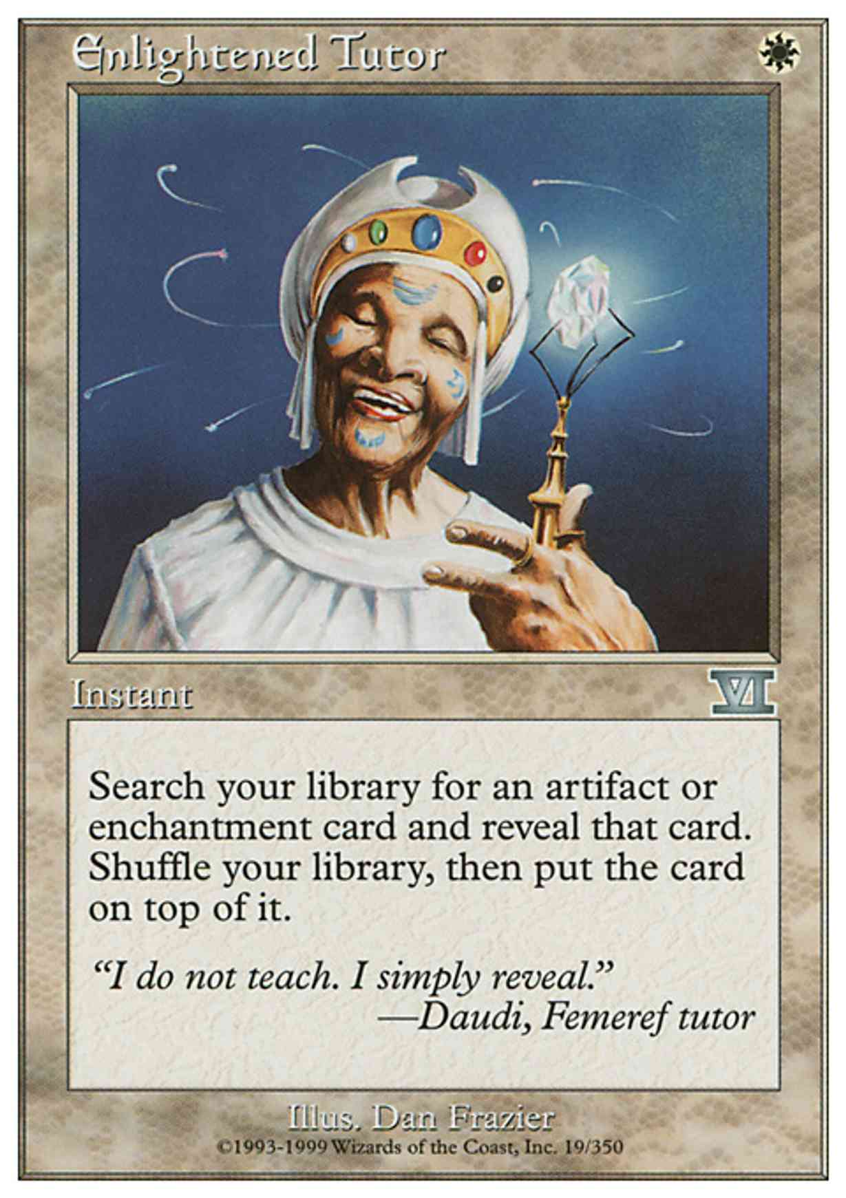 Enlightened Tutor magic card front