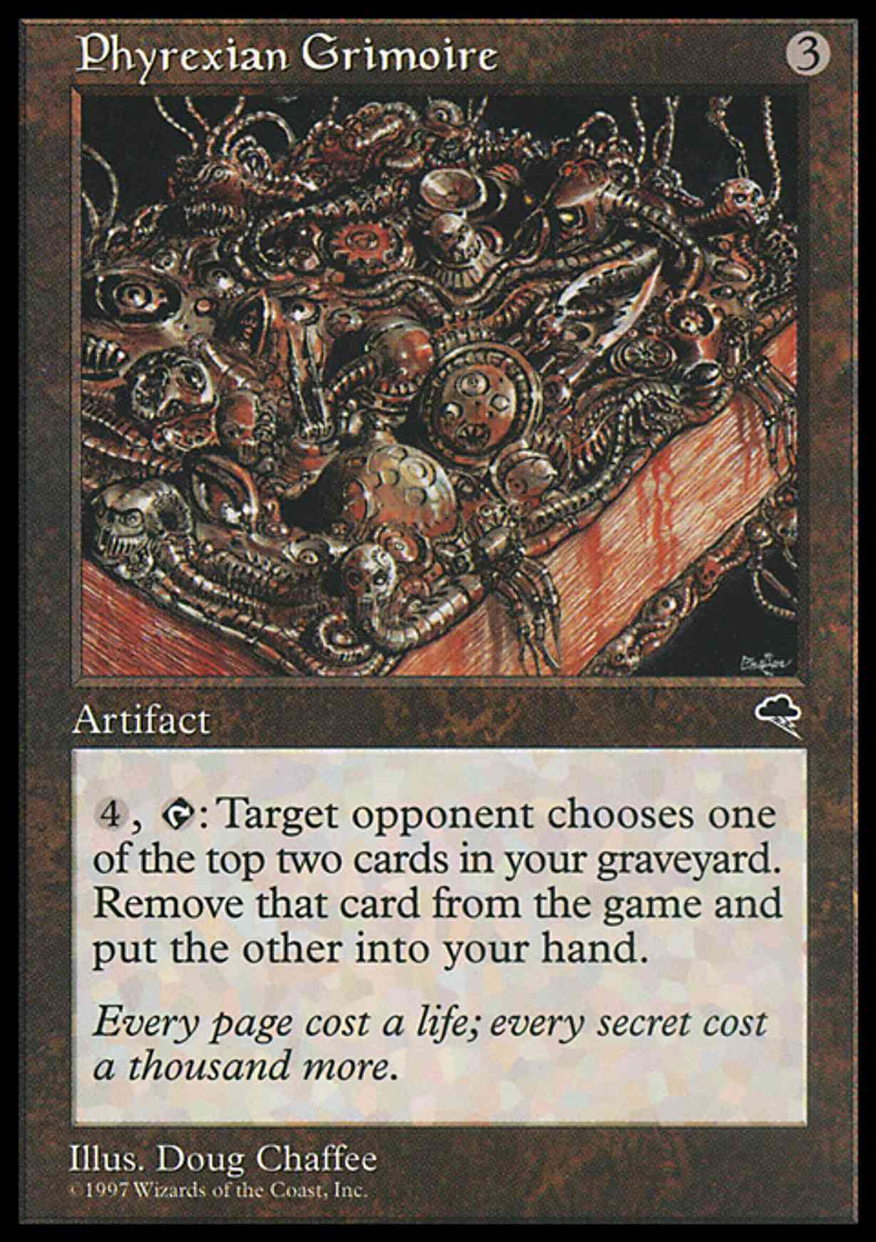 Phyrexian Grimoire magic card front
