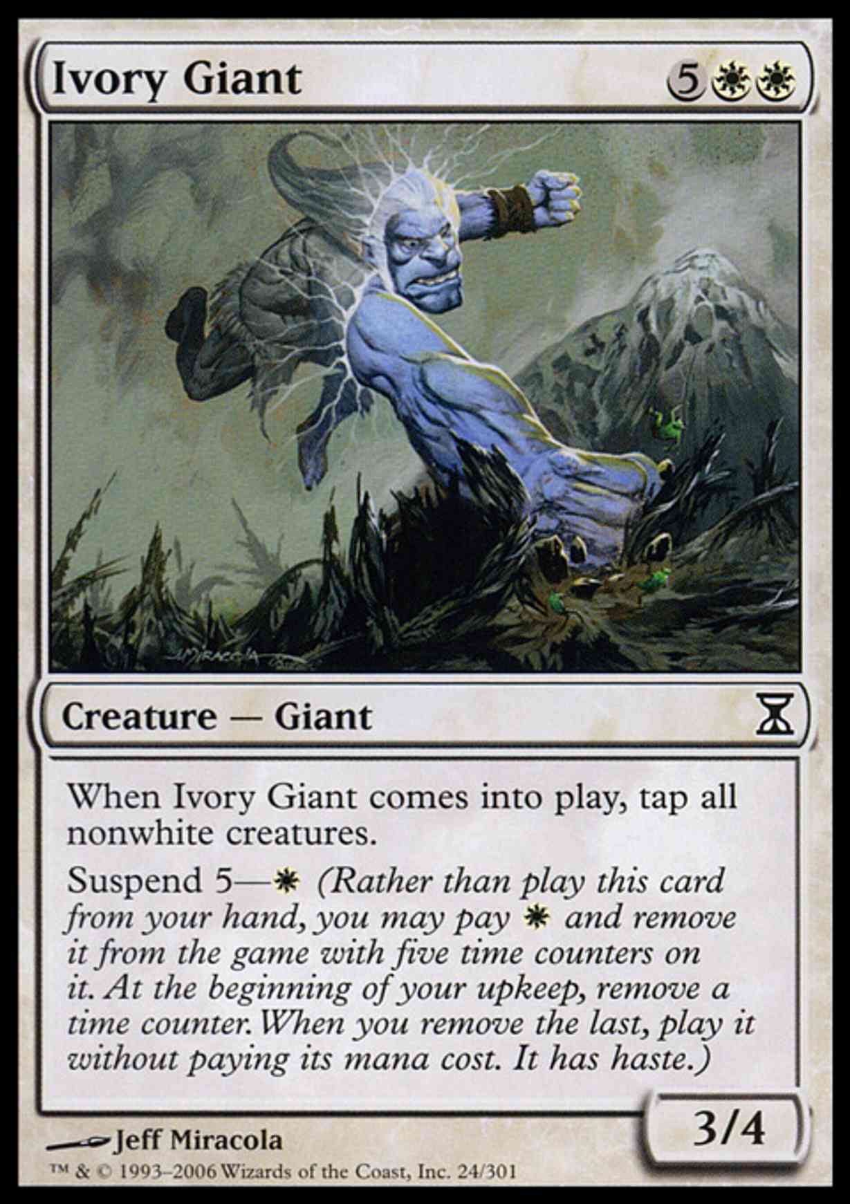Ivory Giant magic card front