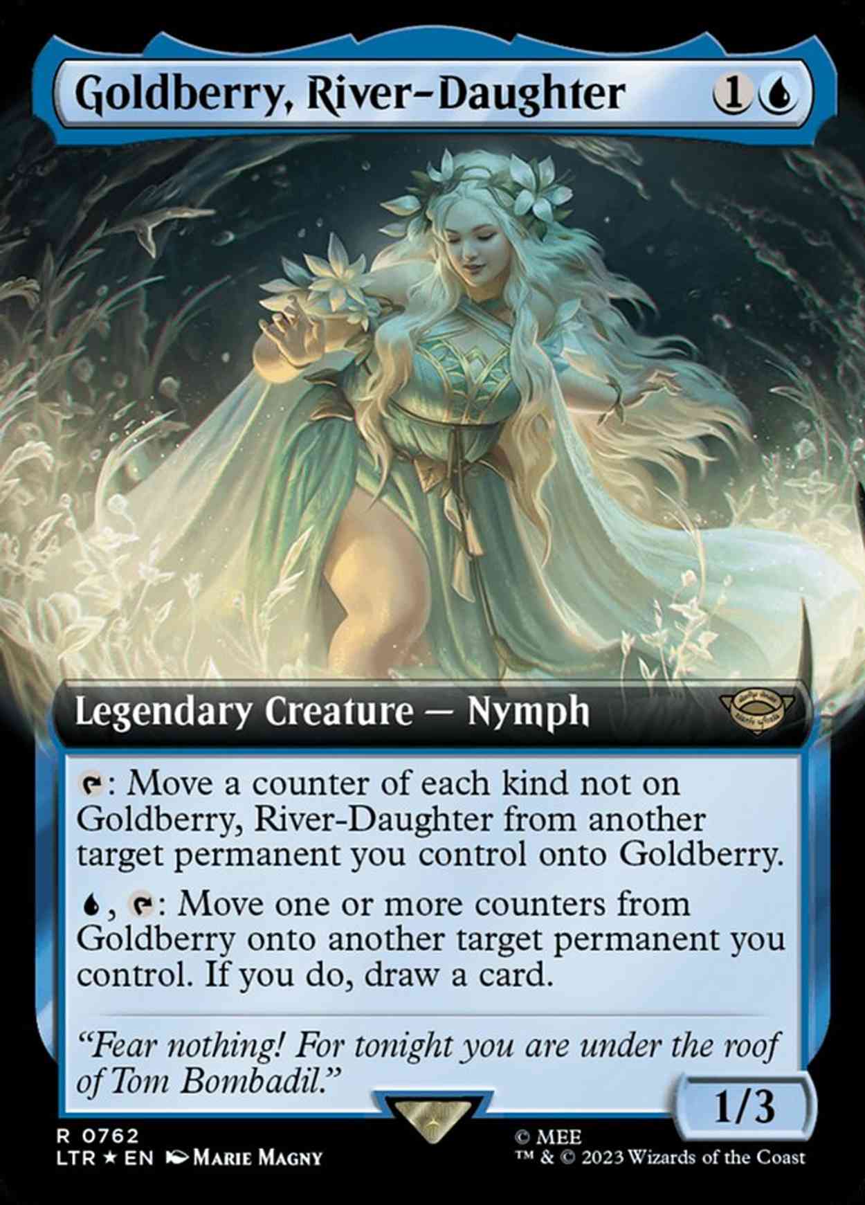 Goldberry, River-Daughter (Extended Art) (Surge Foil) magic card front