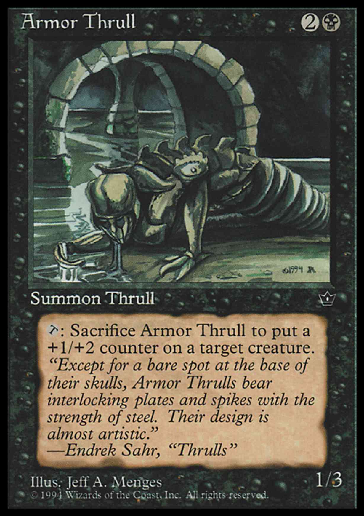 Armor Thrull (Menges) magic card front