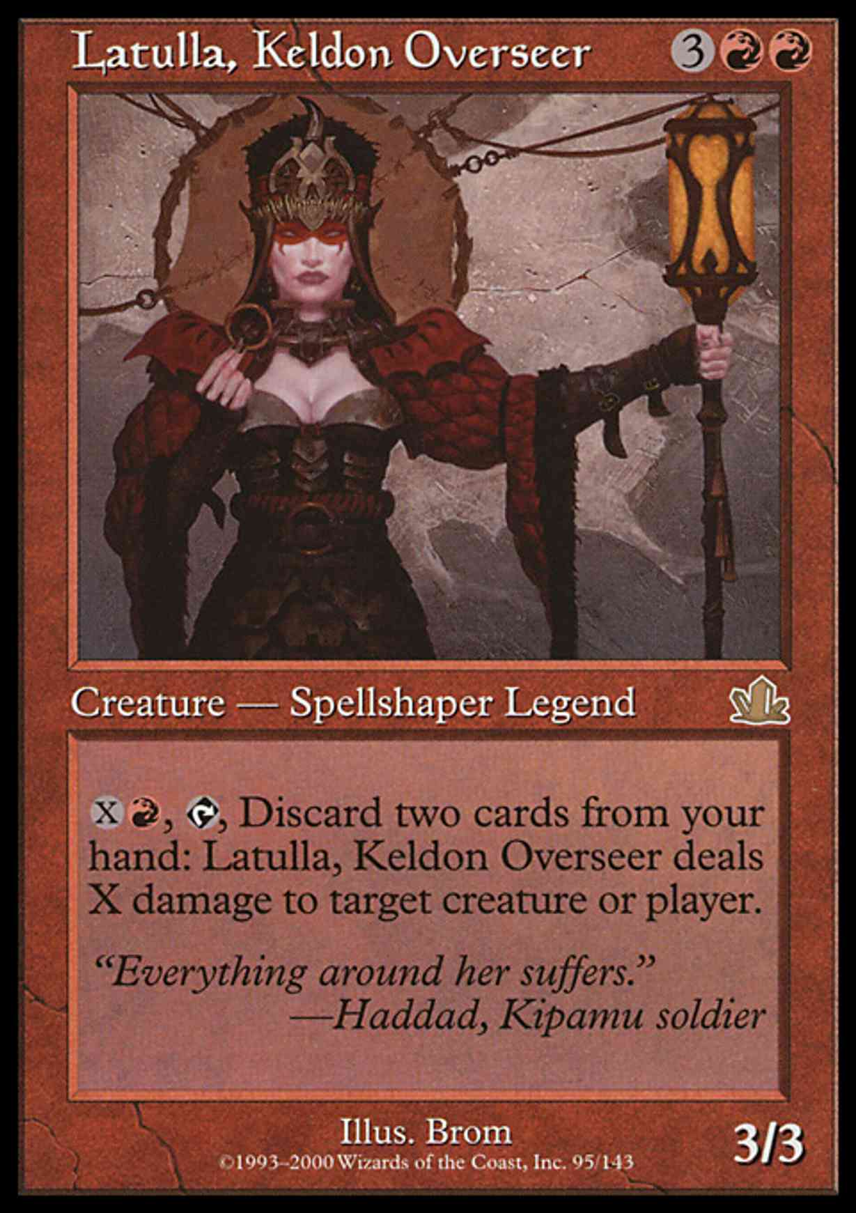 Latulla, Keldon Overseer magic card front
