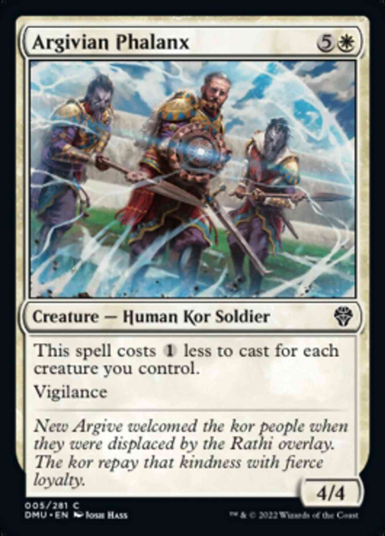 Argivian Phalanx magic card front