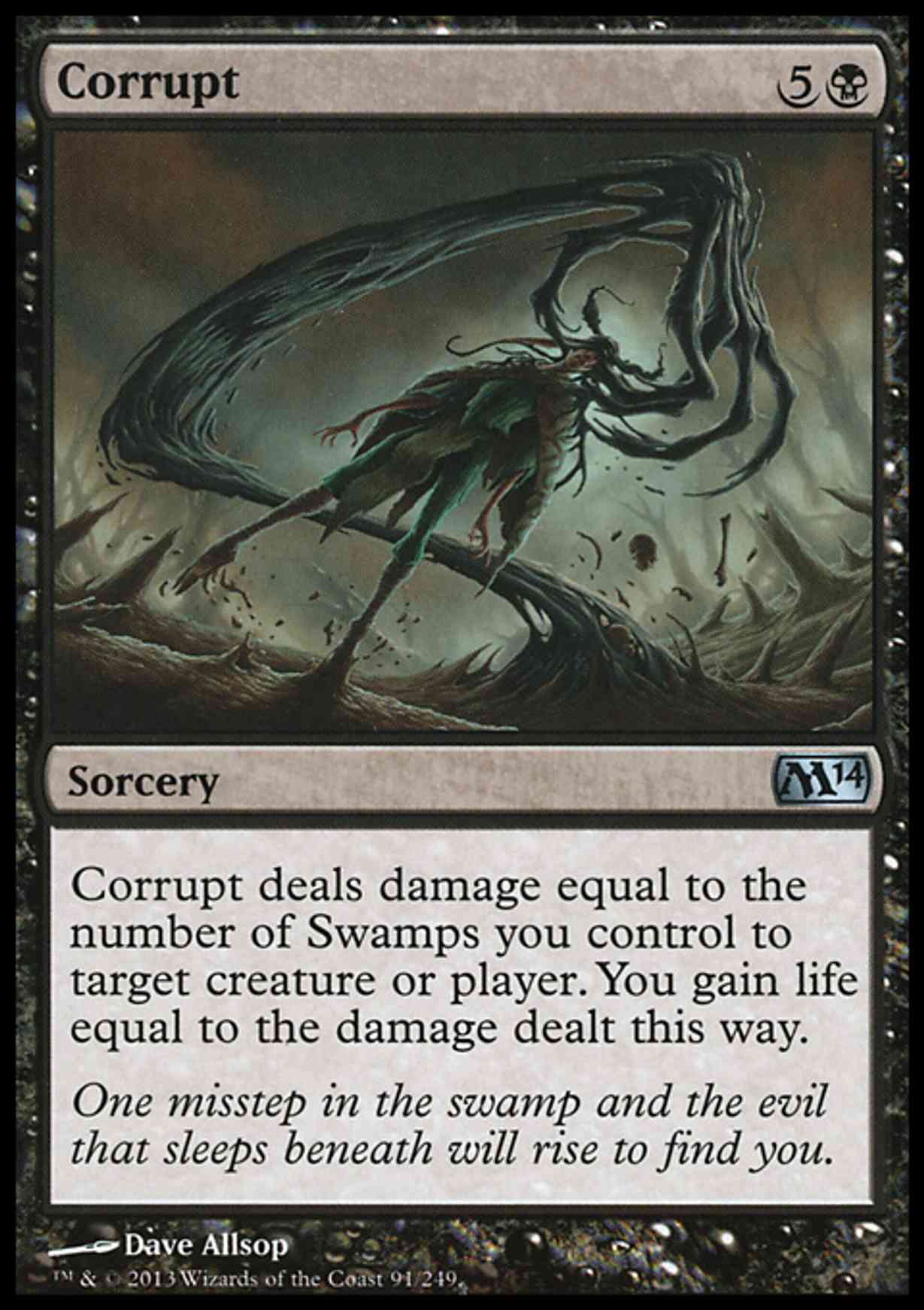Corrupt magic card front
