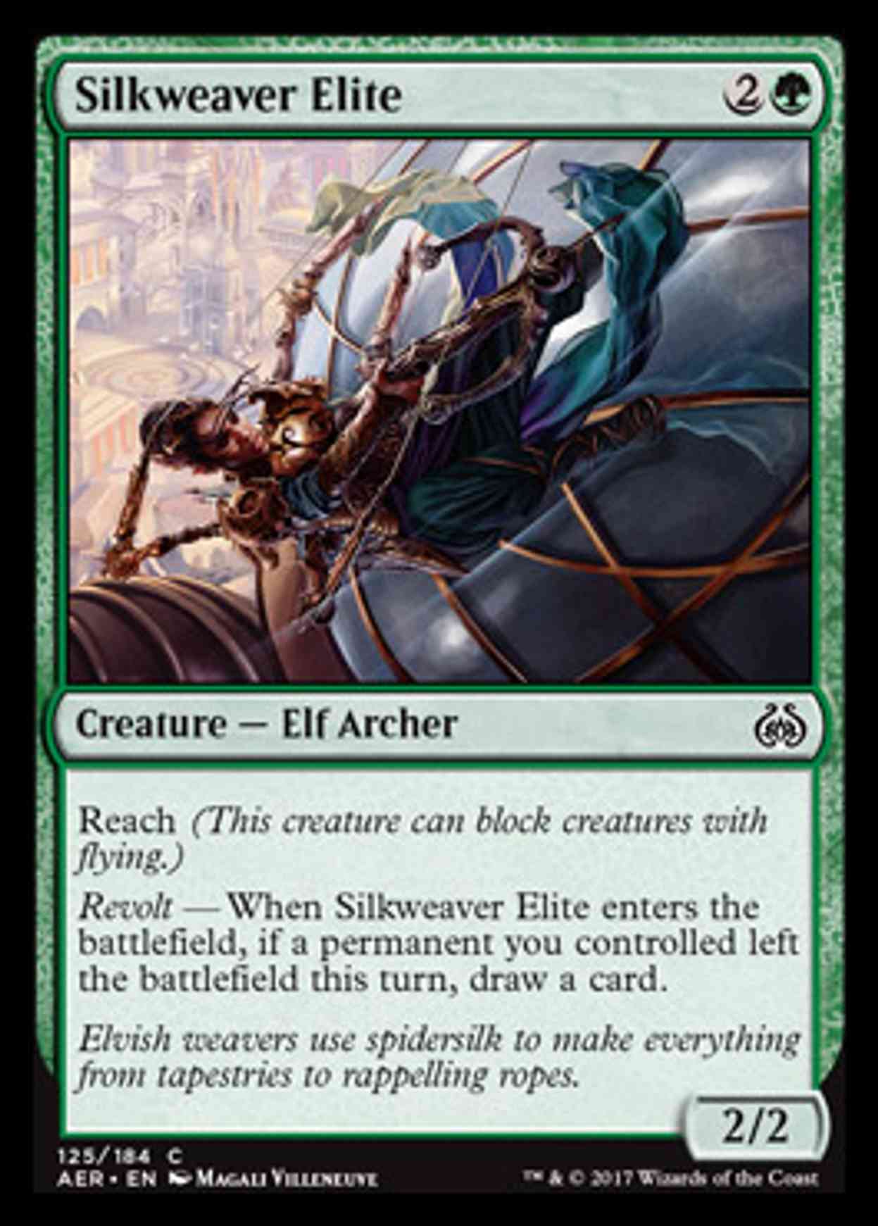 Silkweaver Elite magic card front