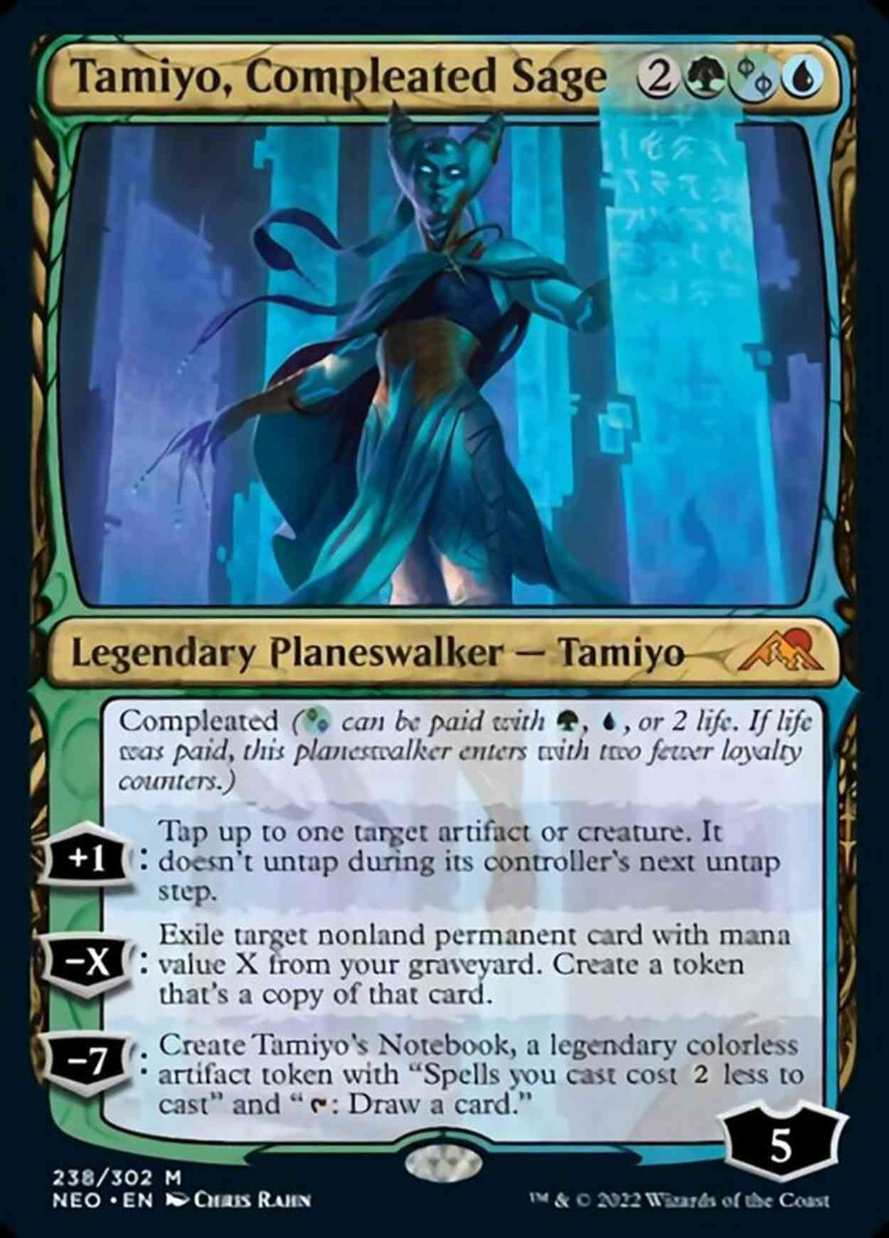 Tamiyo, Compleated Sage magic card front