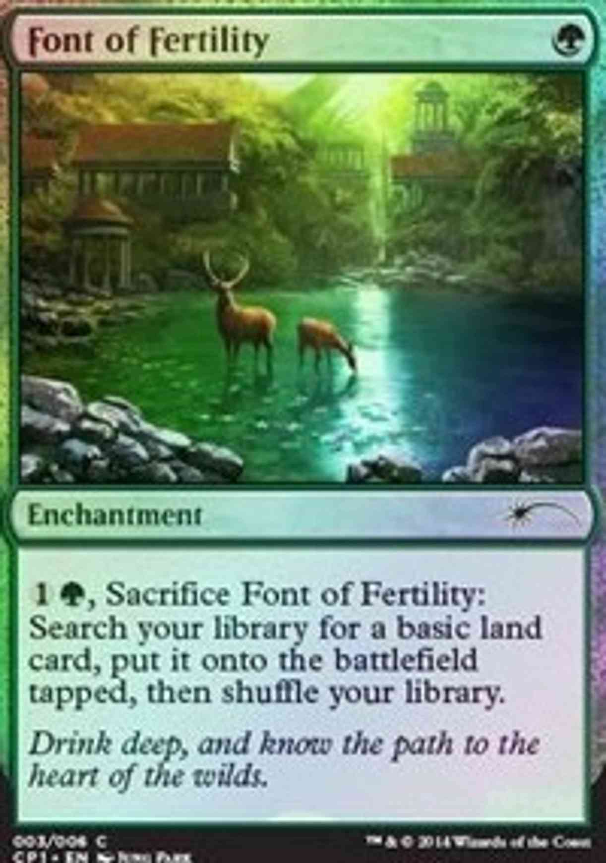Font of Fertility magic card front