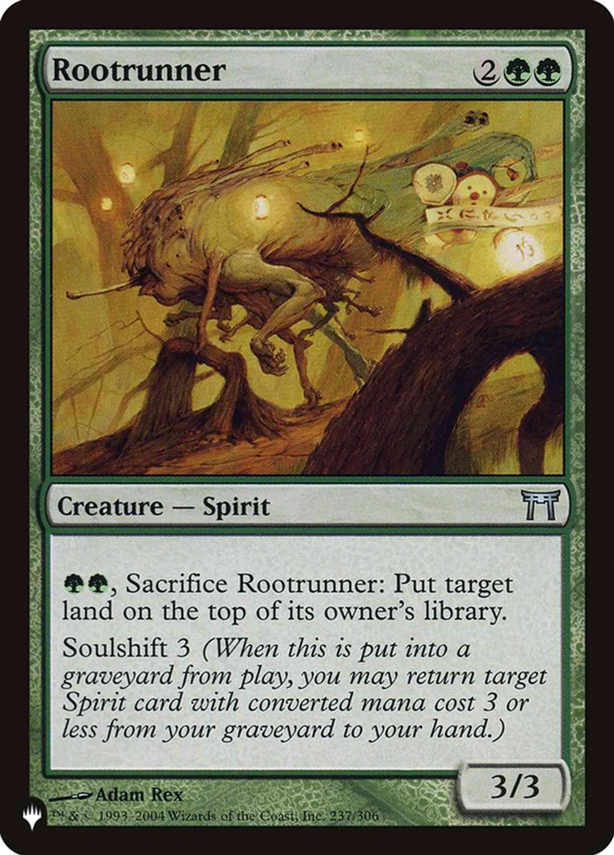 Rootrunner magic card front