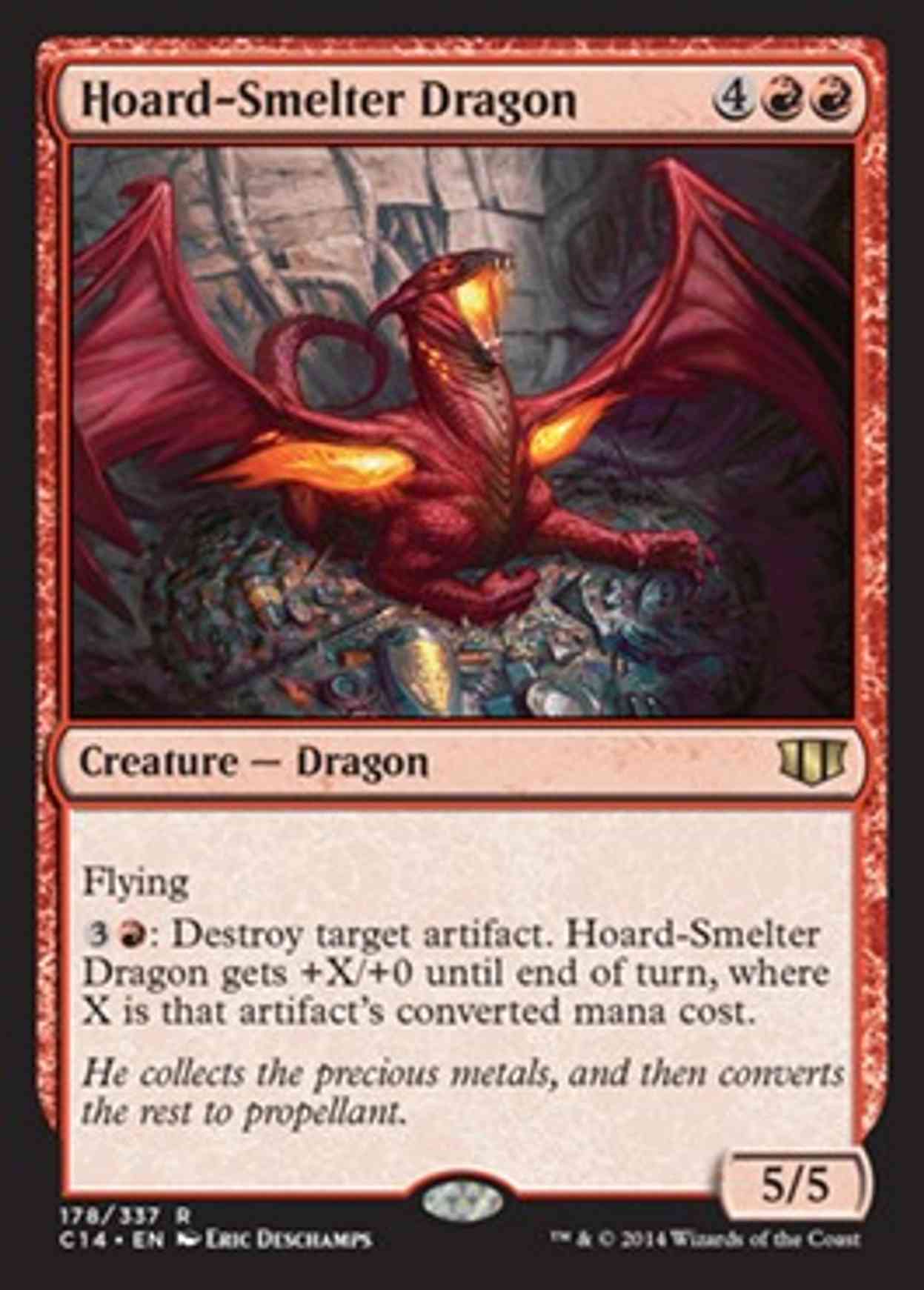 Hoard-Smelter Dragon magic card front