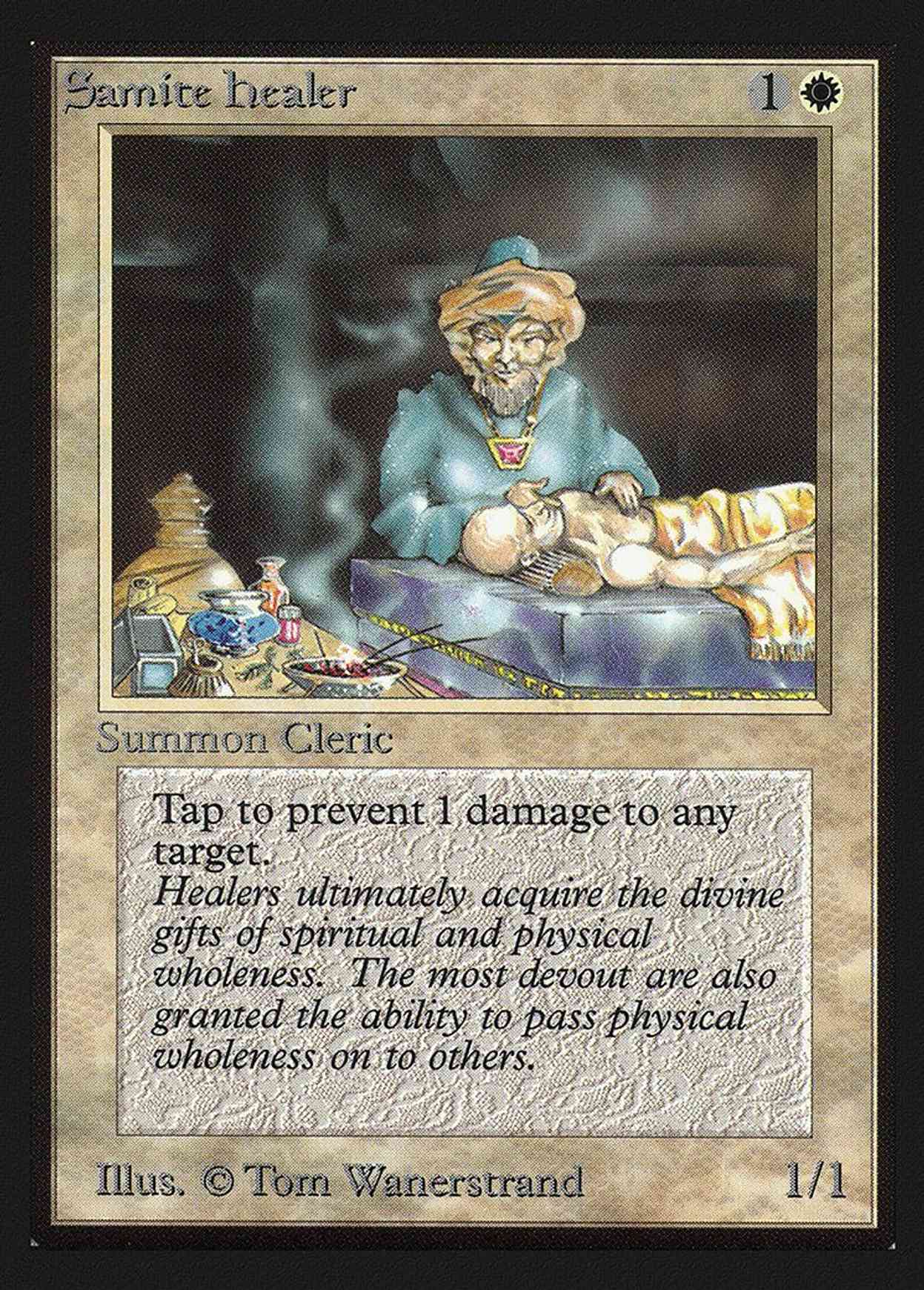 Samite Healer (IE) magic card front