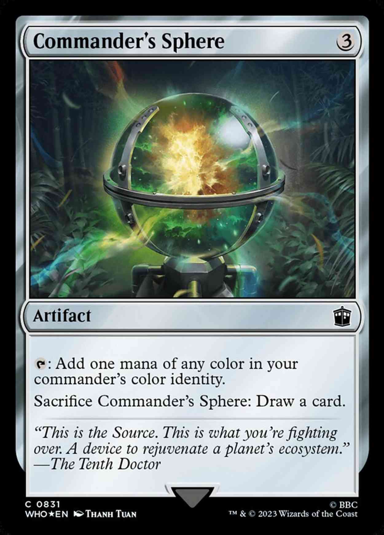 Commander's Sphere (Surge Foil) magic card front