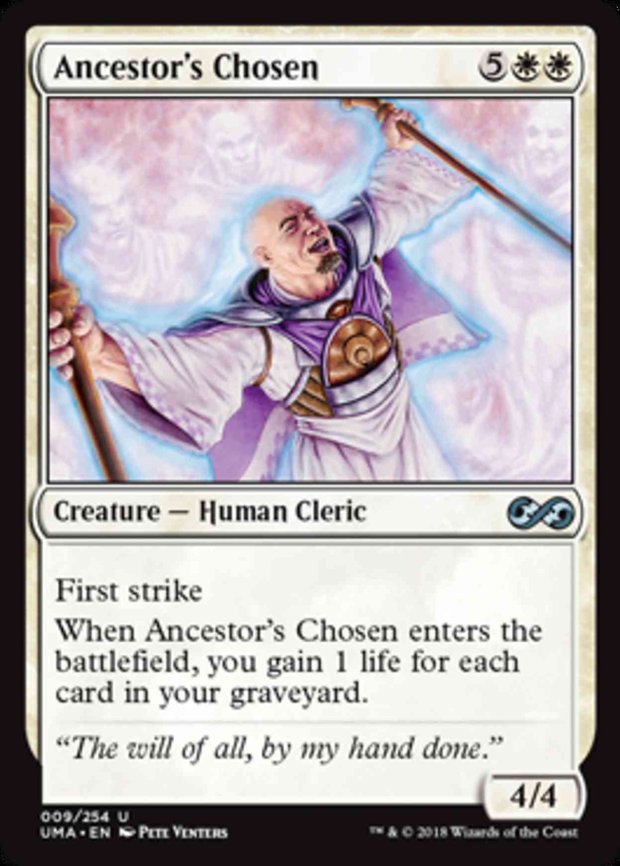 Ancestor's Chosen magic card front