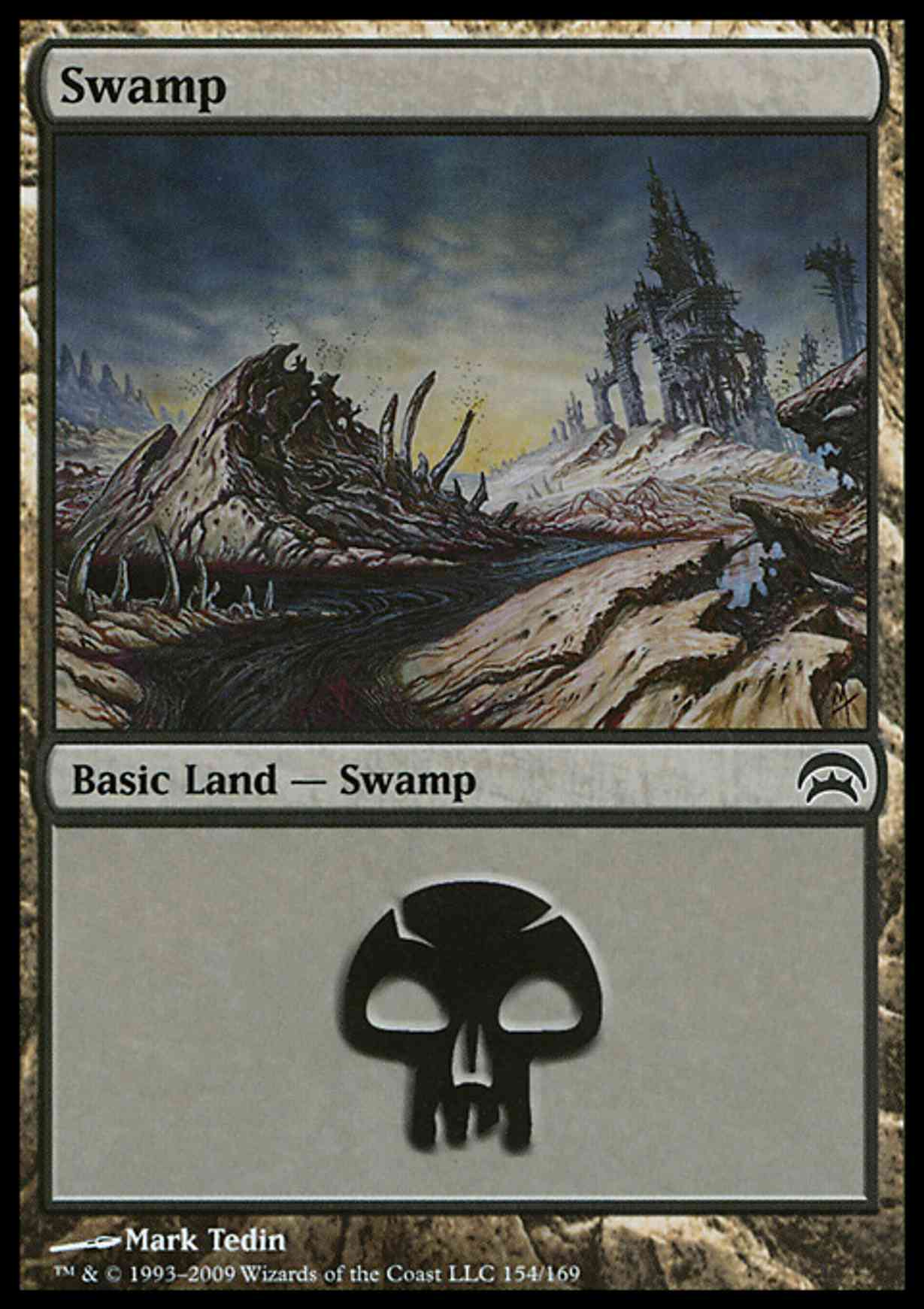 Swamp (154) magic card front