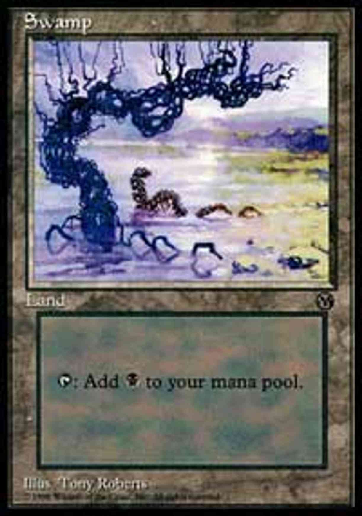 Swamp (1996) magic card front