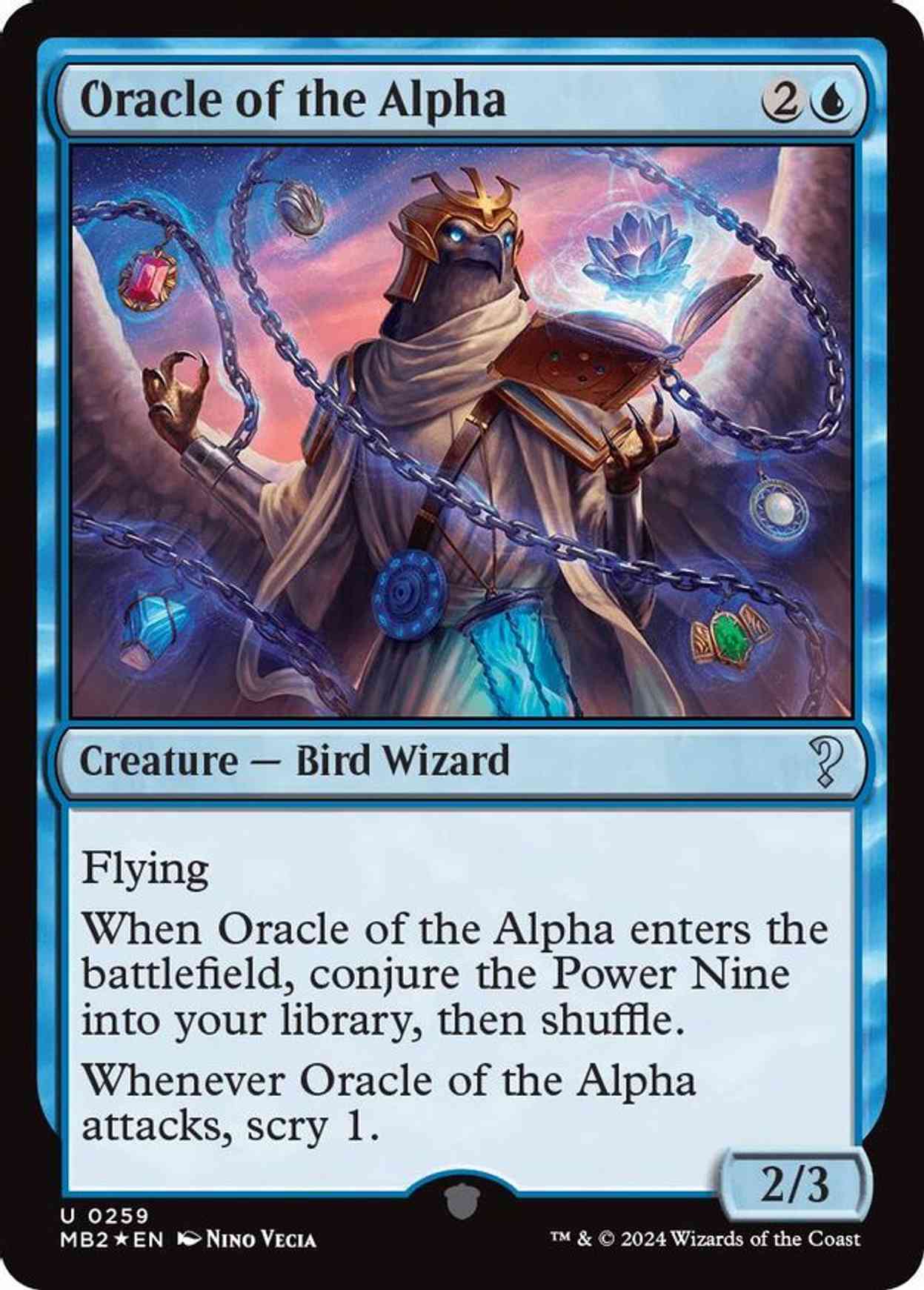 Oracle of the Alpha magic card front