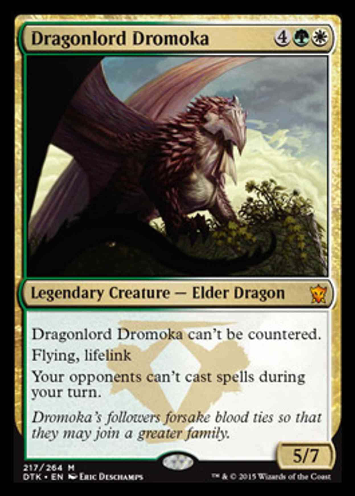 Dragonlord Dromoka magic card front