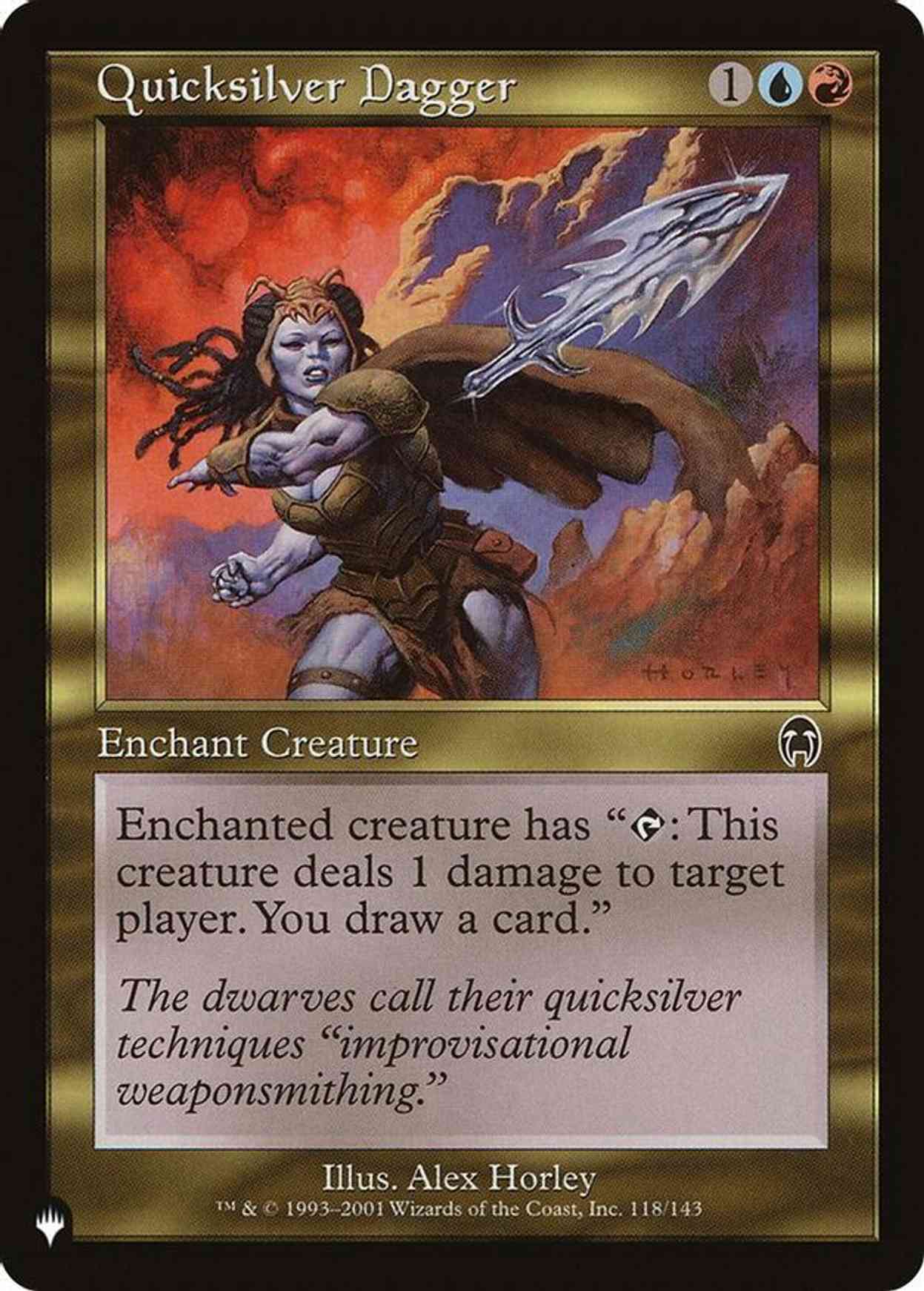 Quicksilver Dagger magic card front