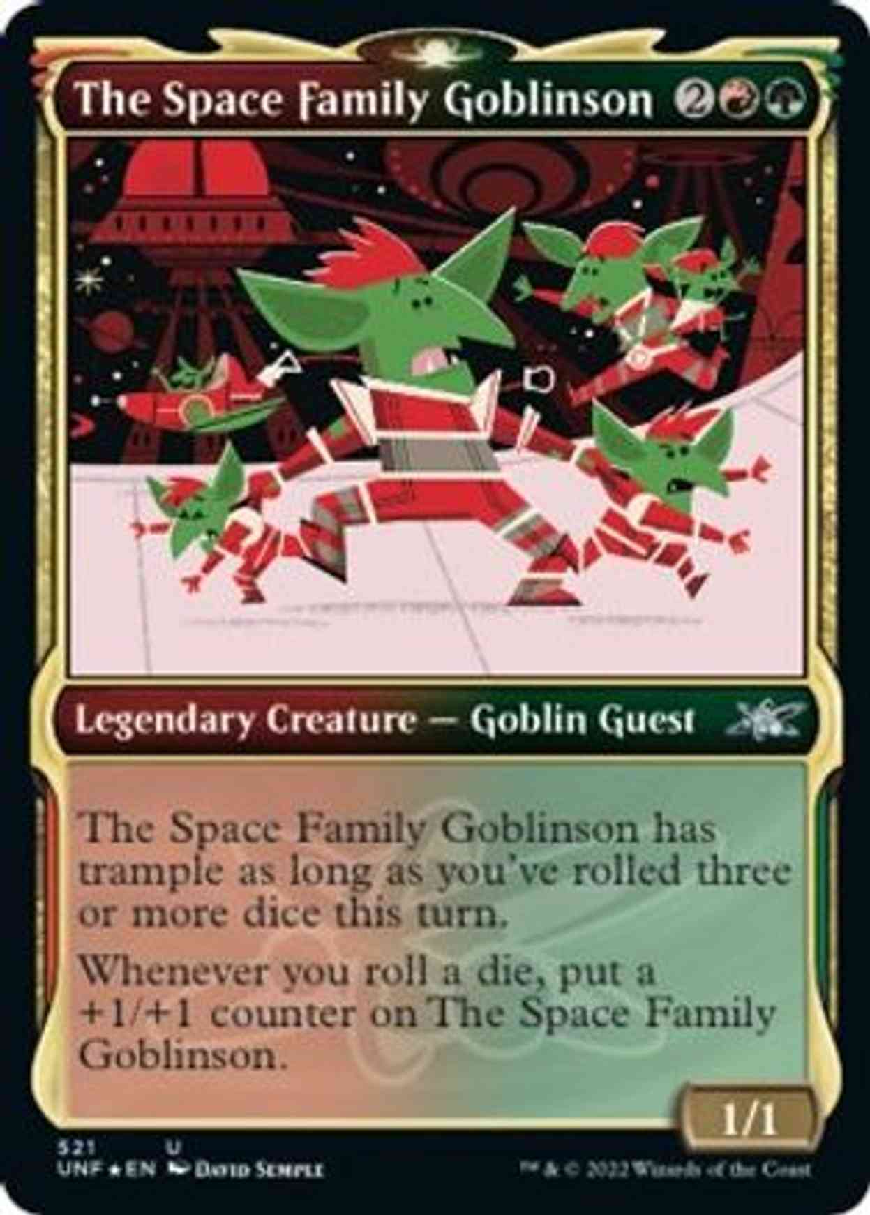 The Space Family Goblinson (Showcase) (Galaxy Foil) magic card front