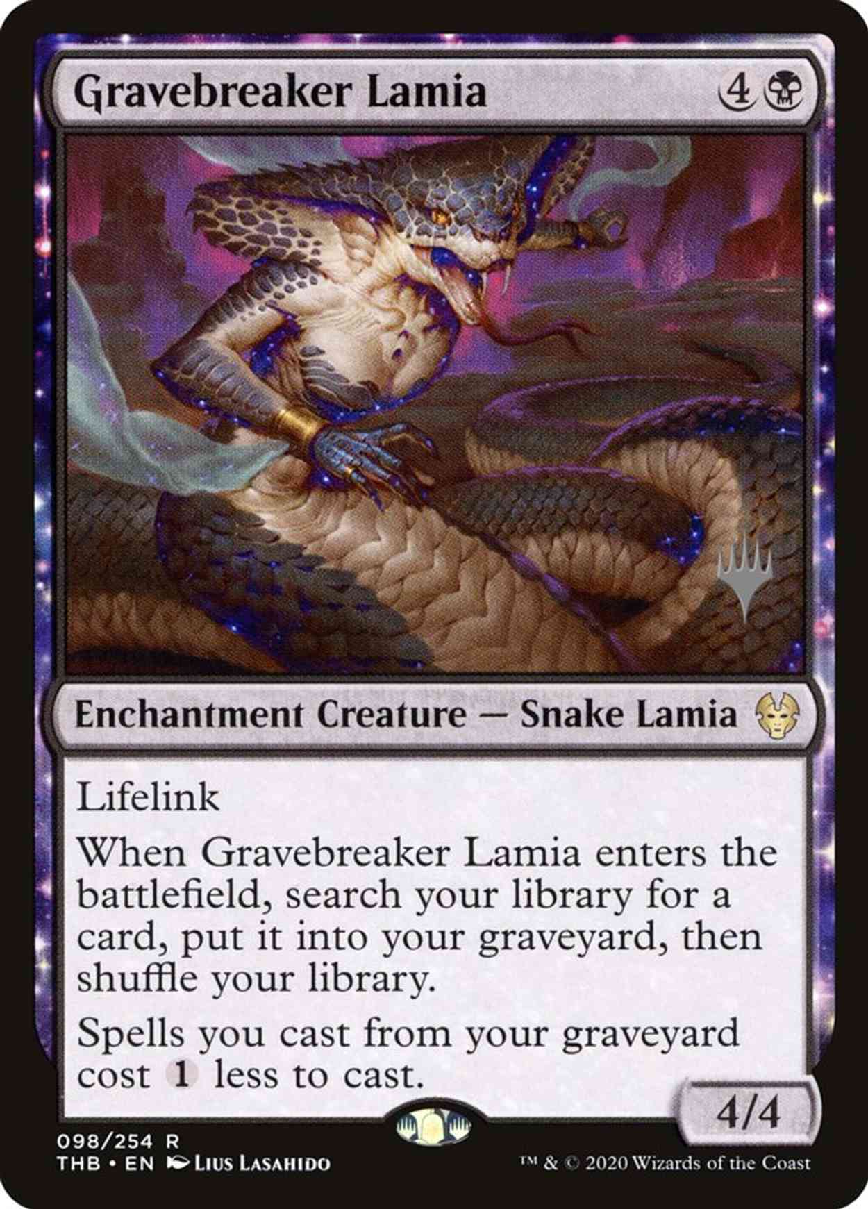 Gravebreaker Lamia magic card front