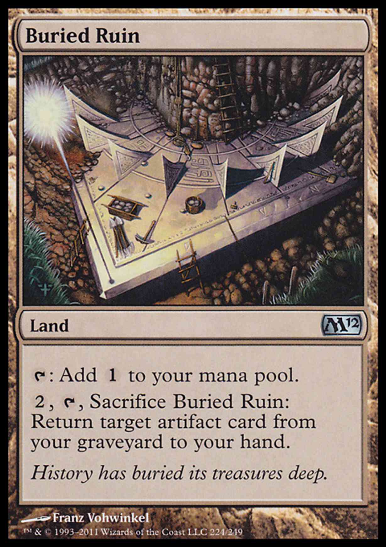 Buried Ruin magic card front