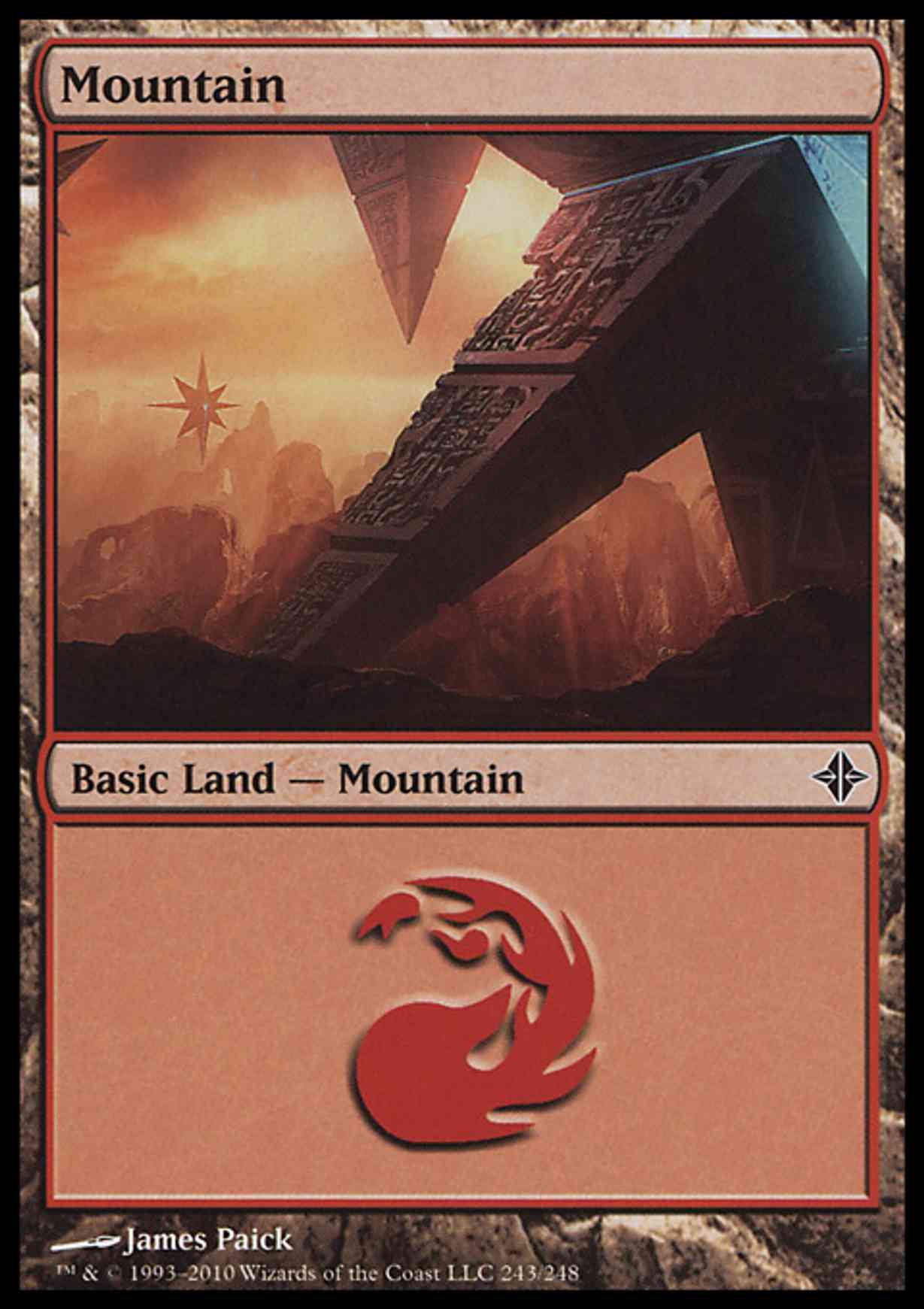 Mountain (243) magic card front