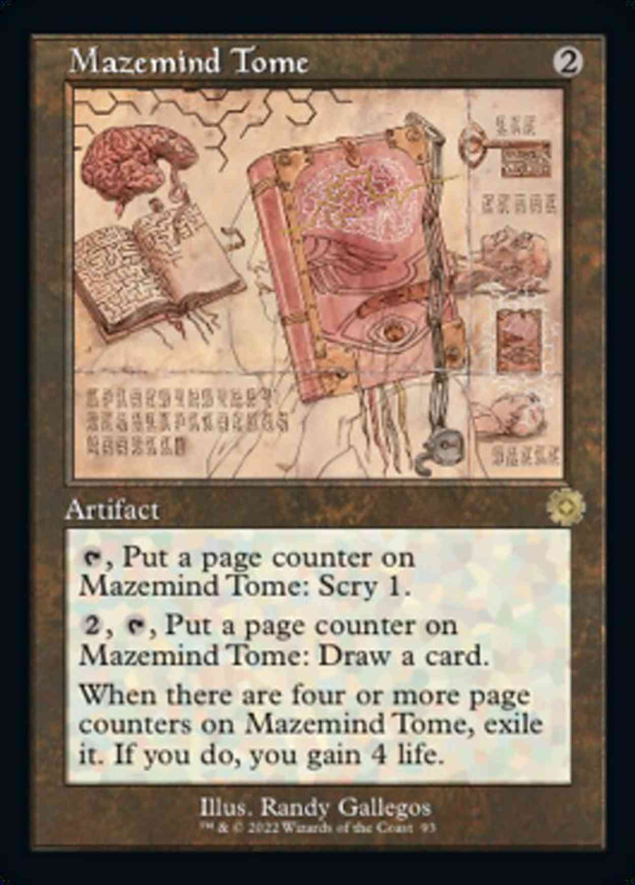 Mazemind Tome (Schematic) magic card front