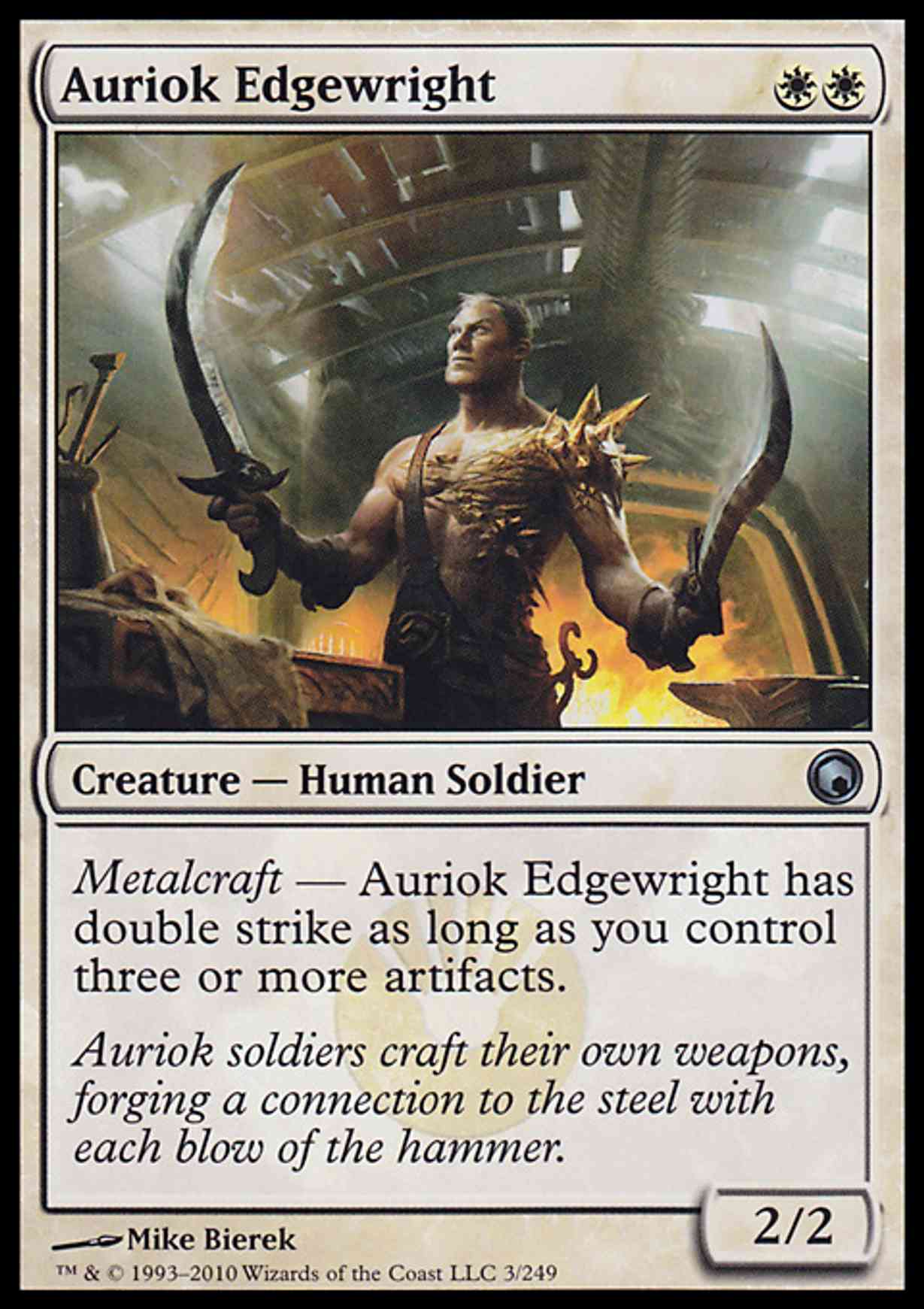 Auriok Edgewright magic card front