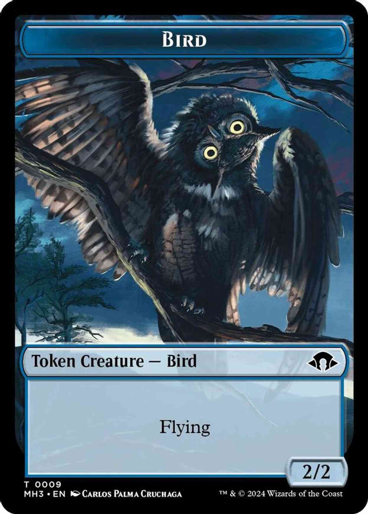 Bird Token magic card front