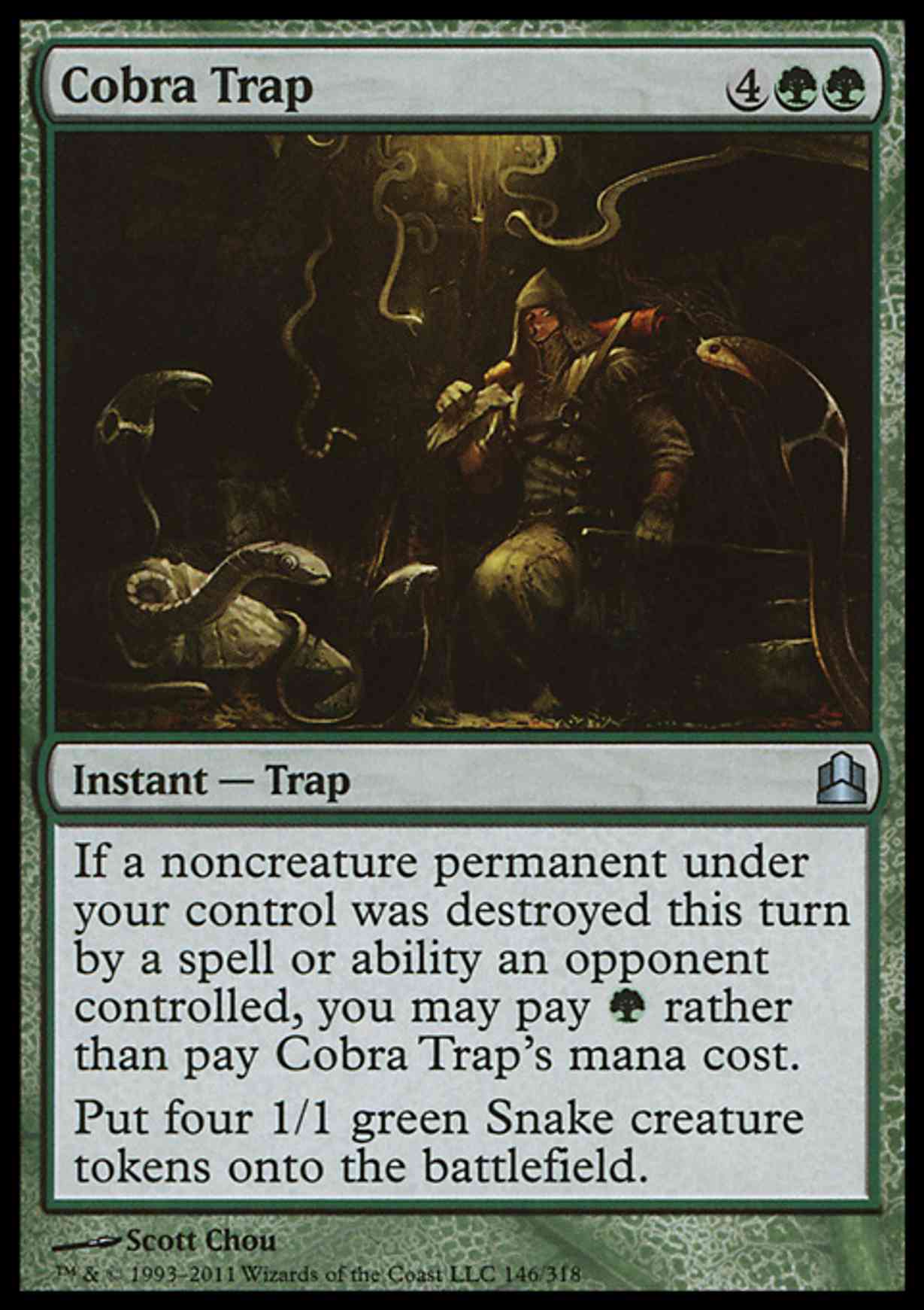 Cobra Trap magic card front