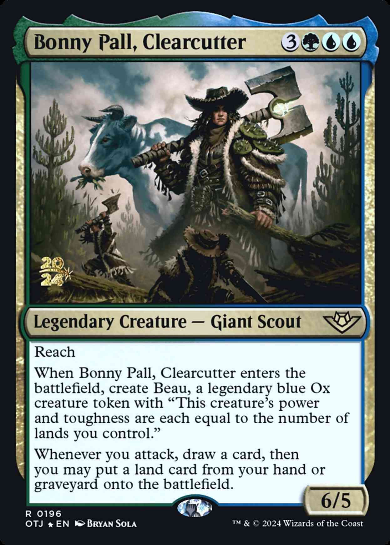 Bonny Pall, Clearcutter magic card front