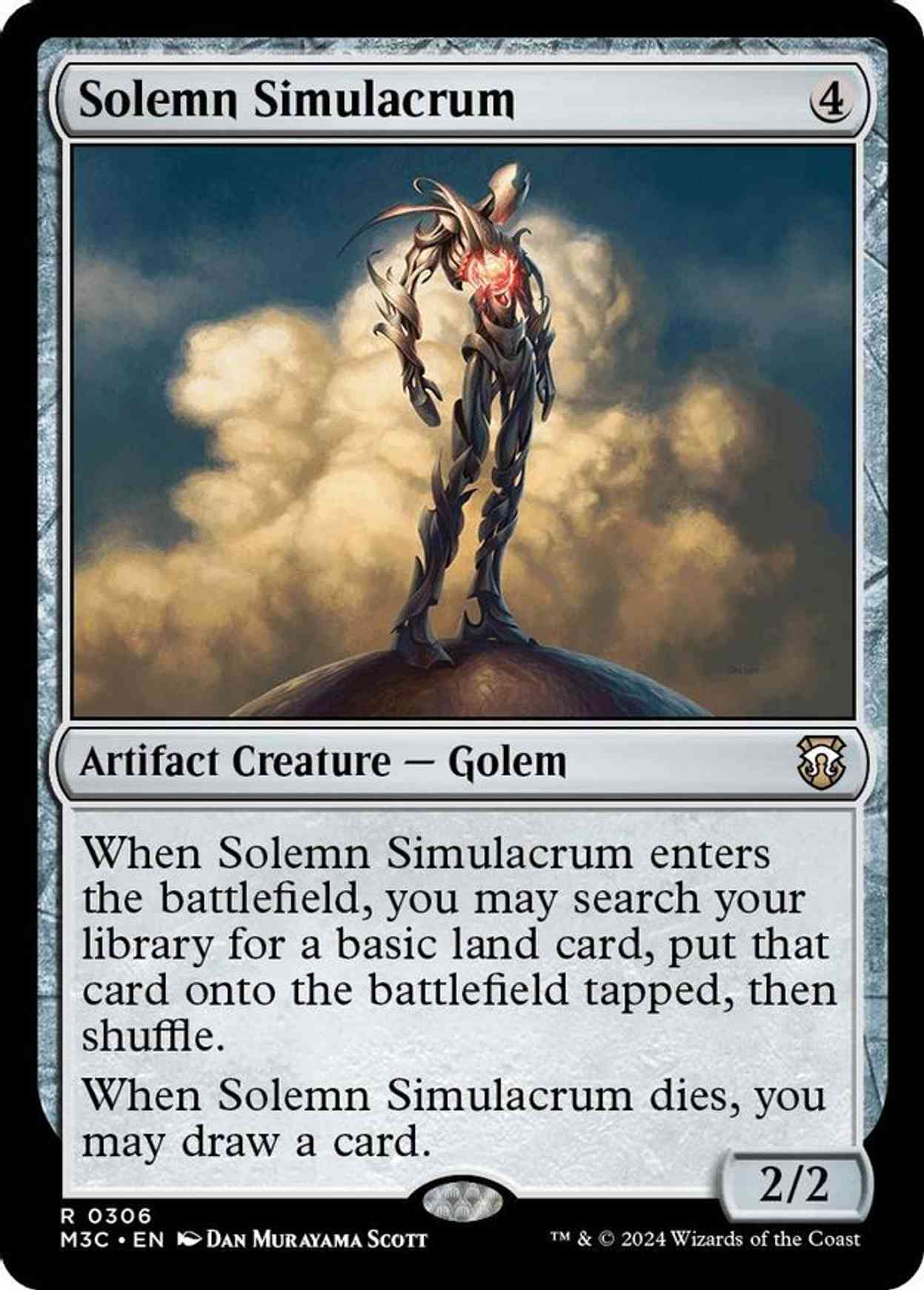 Solemn Simulacrum (Ripple Foil) magic card front