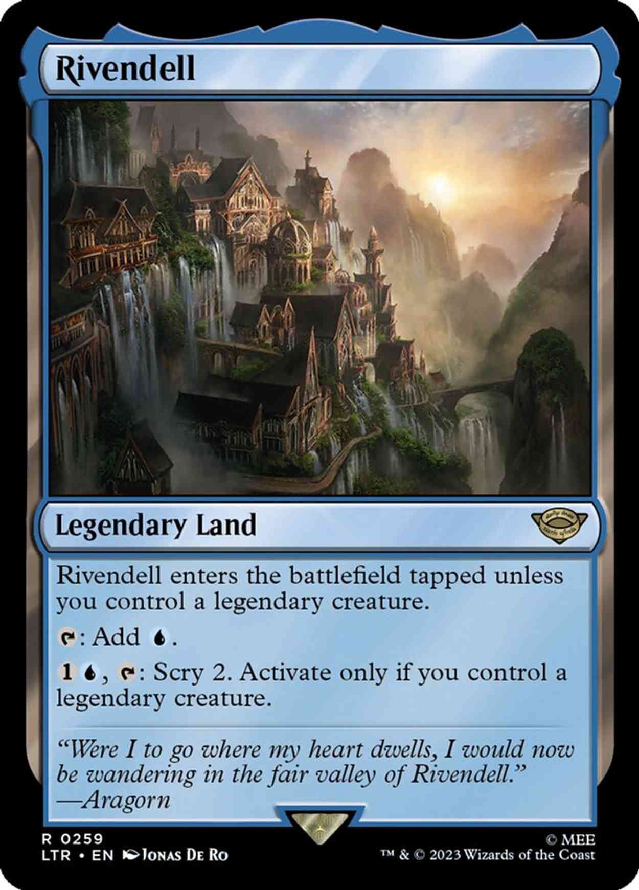 Rivendell magic card front