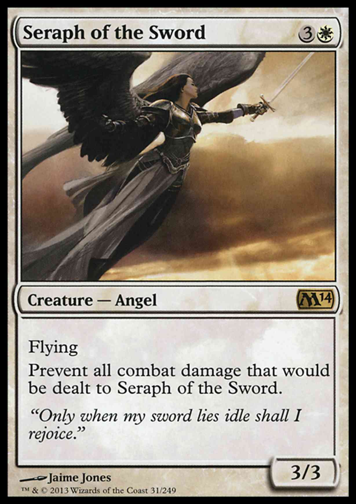 Seraph of the Sword magic card front