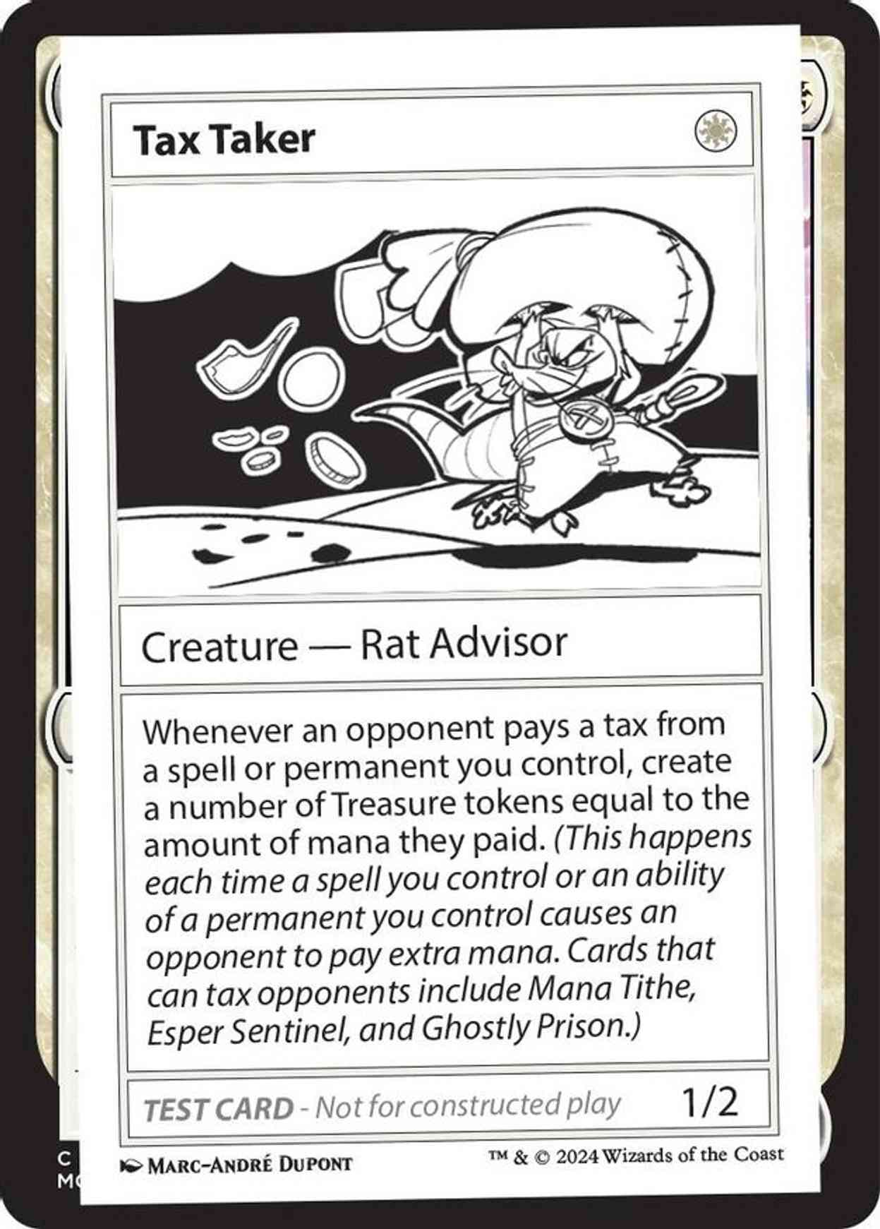 Tax Taker magic card front