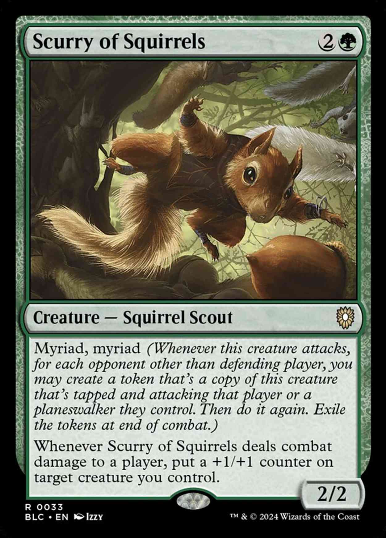 Scurry of Squirrels magic card front