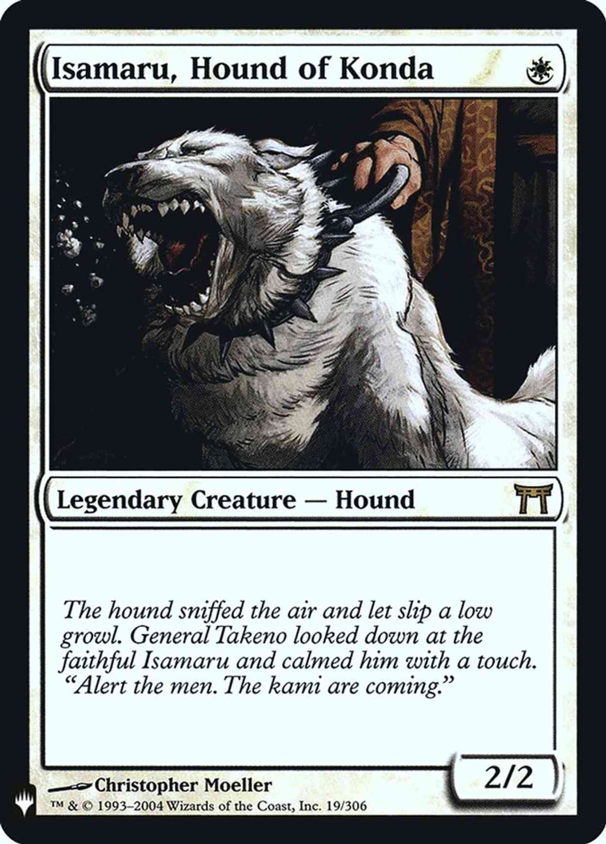 Isamaru, Hound of Konda magic card front