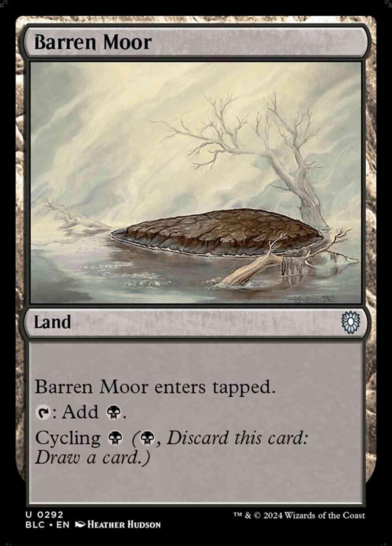 Barren Moor magic card front