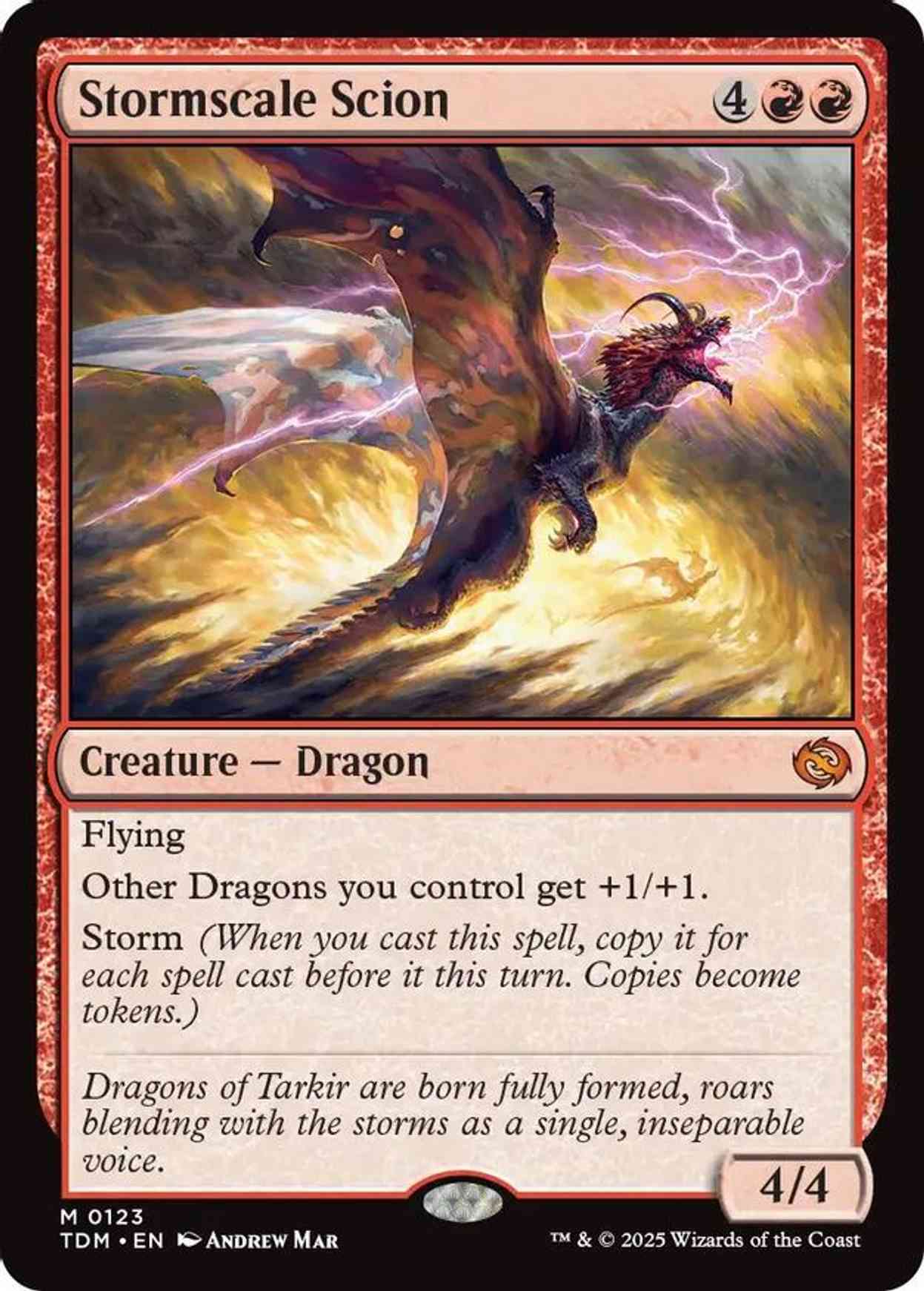 Stormscale Scion magic card front