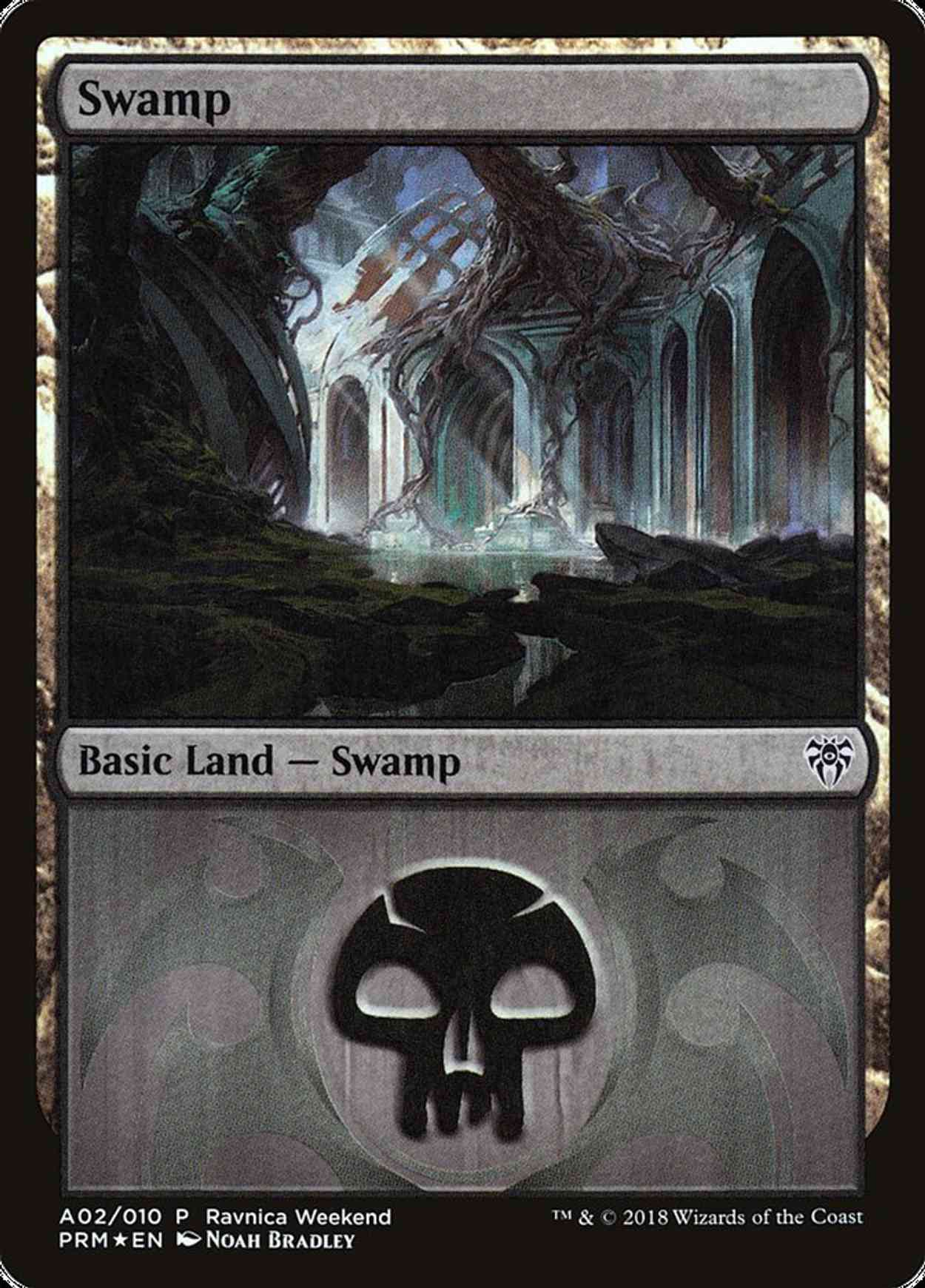 Swamp - Dimir (A02) magic card front