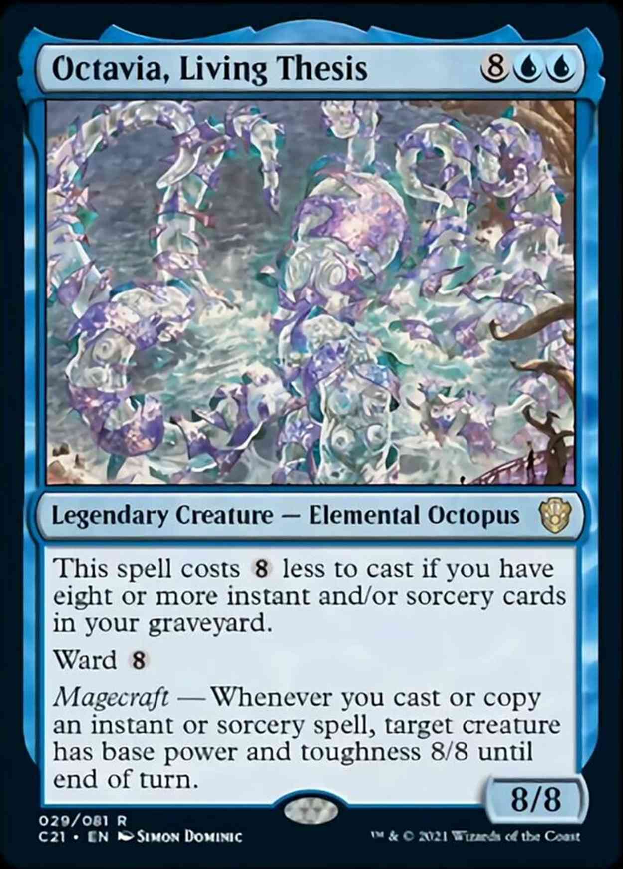 Octavia, Living Thesis magic card front