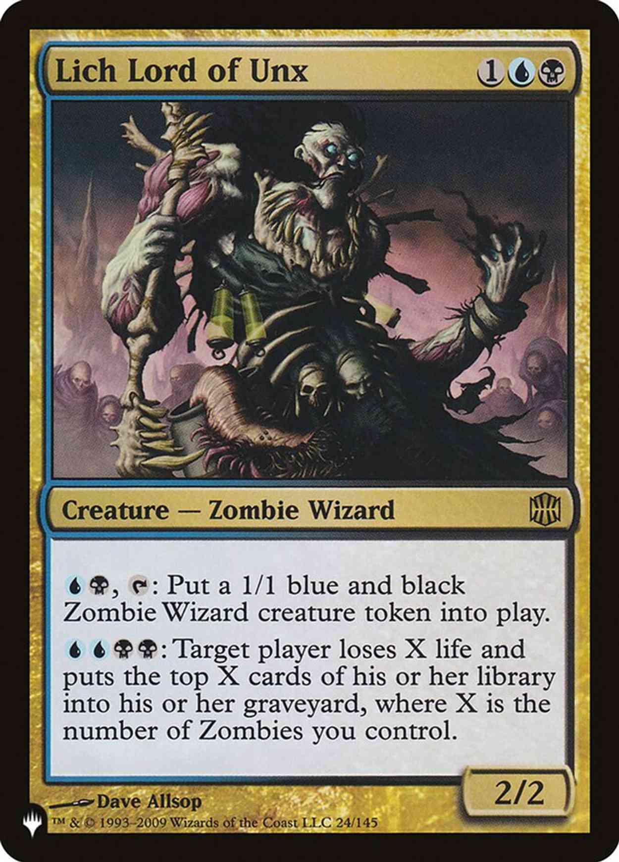 Lich Lord of Unx magic card front