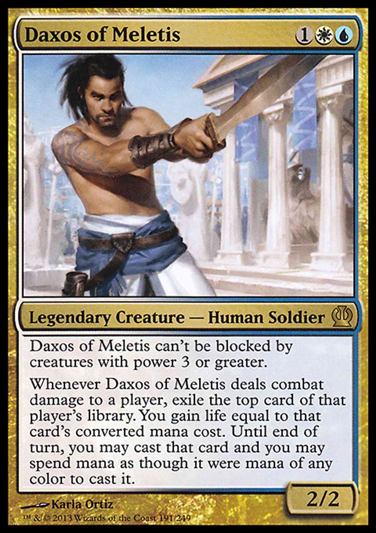 Daxos of Meletis magic card front
