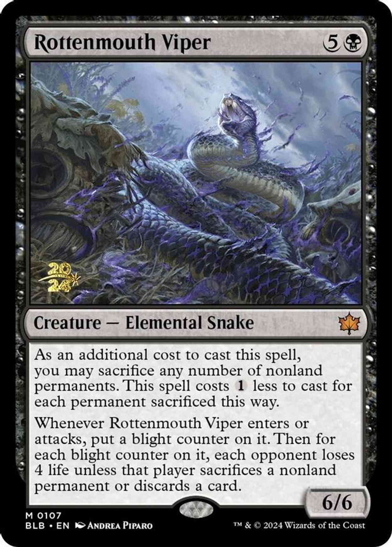 Rottenmouth Viper magic card front