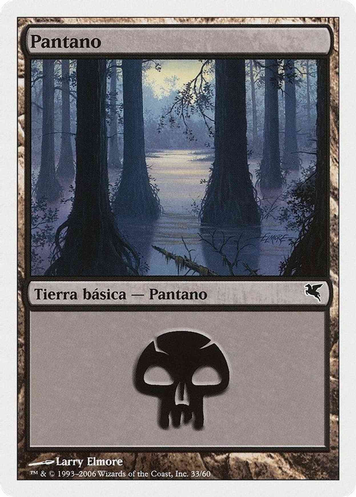 Swamp (Spanish) - "Pantano" (F33) magic card front