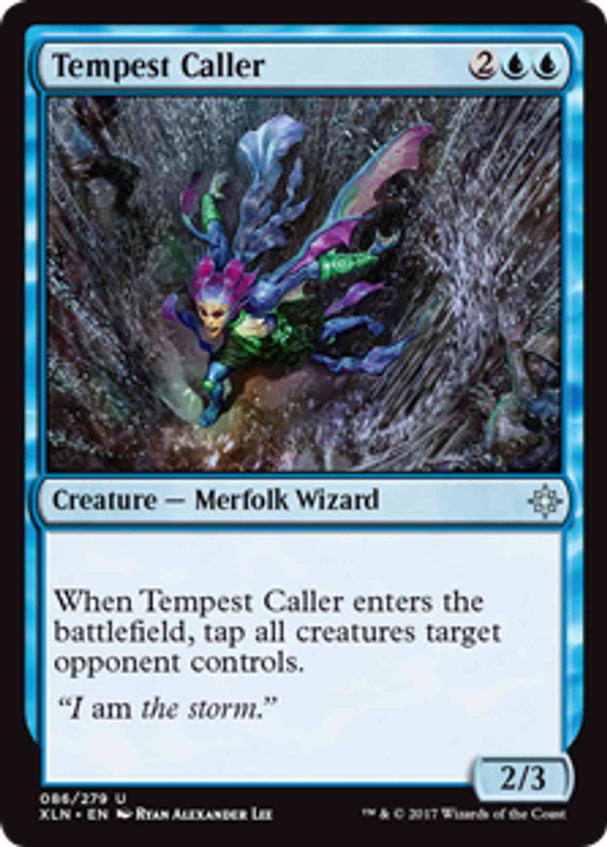 Tempest Caller magic card front