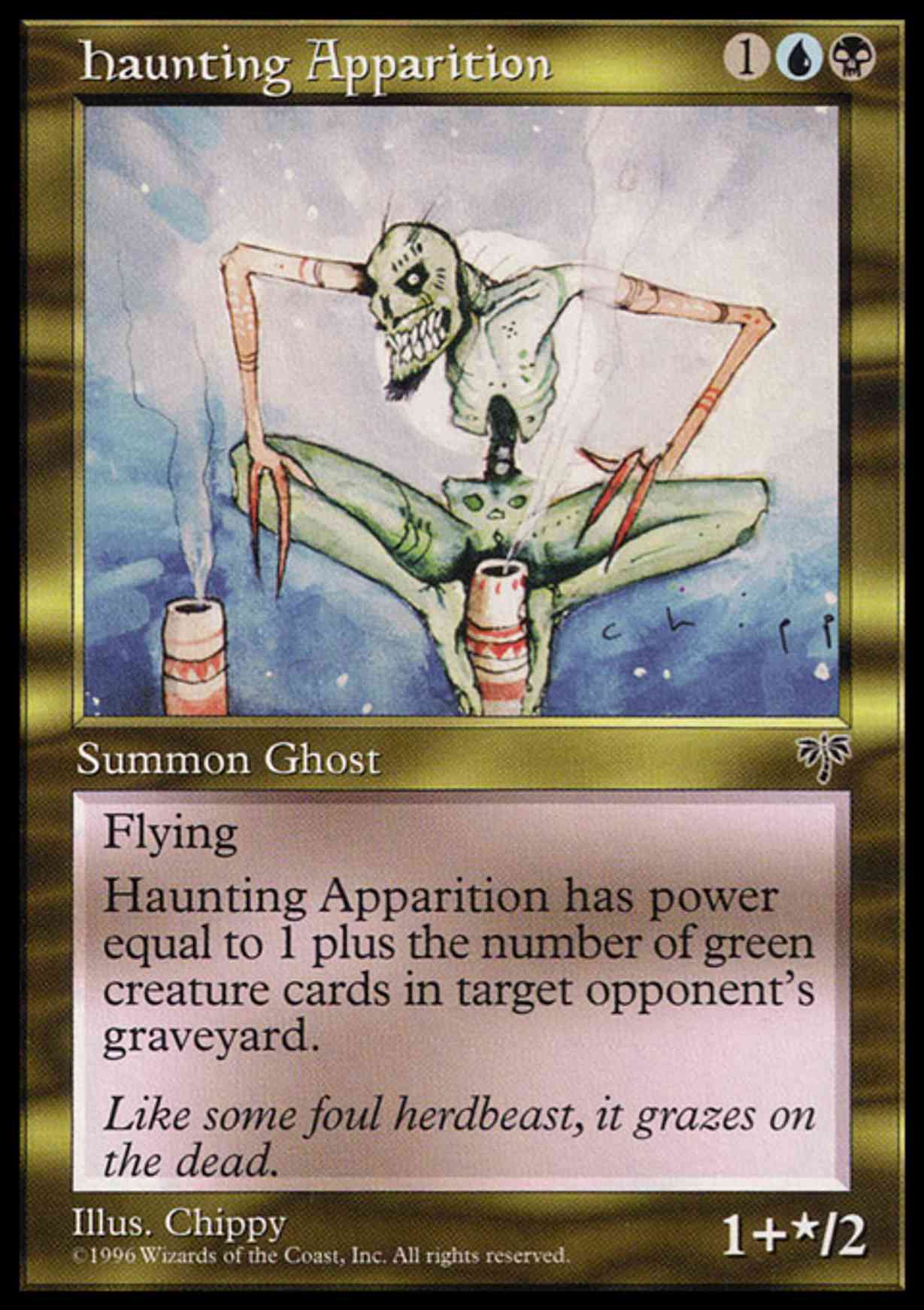 Haunting Apparition magic card front